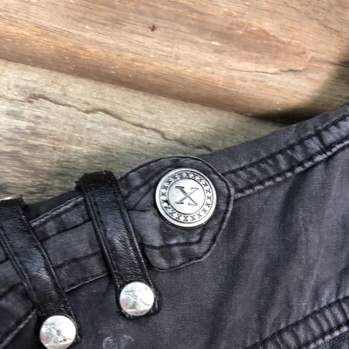 Japanese Brand DLL X Black seditionaries punk bikers Jacket #A2555 Size US M / EU 48-50 / 2 - 10 Thumbnail