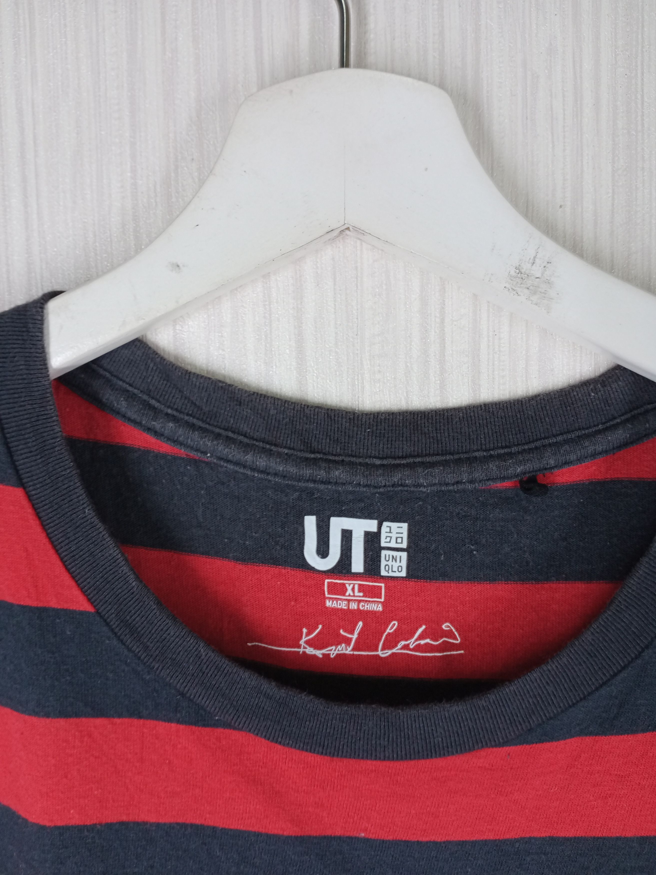 Band Tees Kurt Cobain Collaboration Uniqlo Stripes Tshirt Size US XL / EU 56 / 4 - 3 Thumbnail
