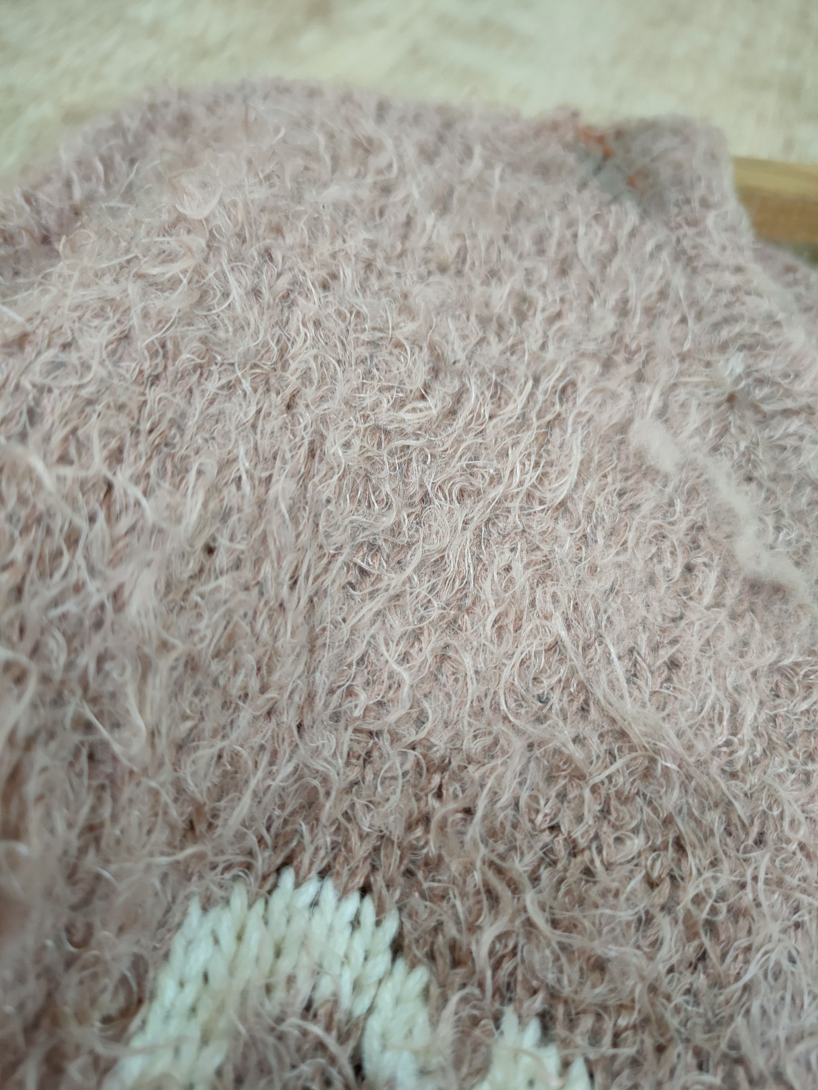 Vintage D Hug Me shaggy mohair fur japan knitwear winter #46-544 Size XS / US 0-2 / IT 36-38 - 5 Thumbnail
