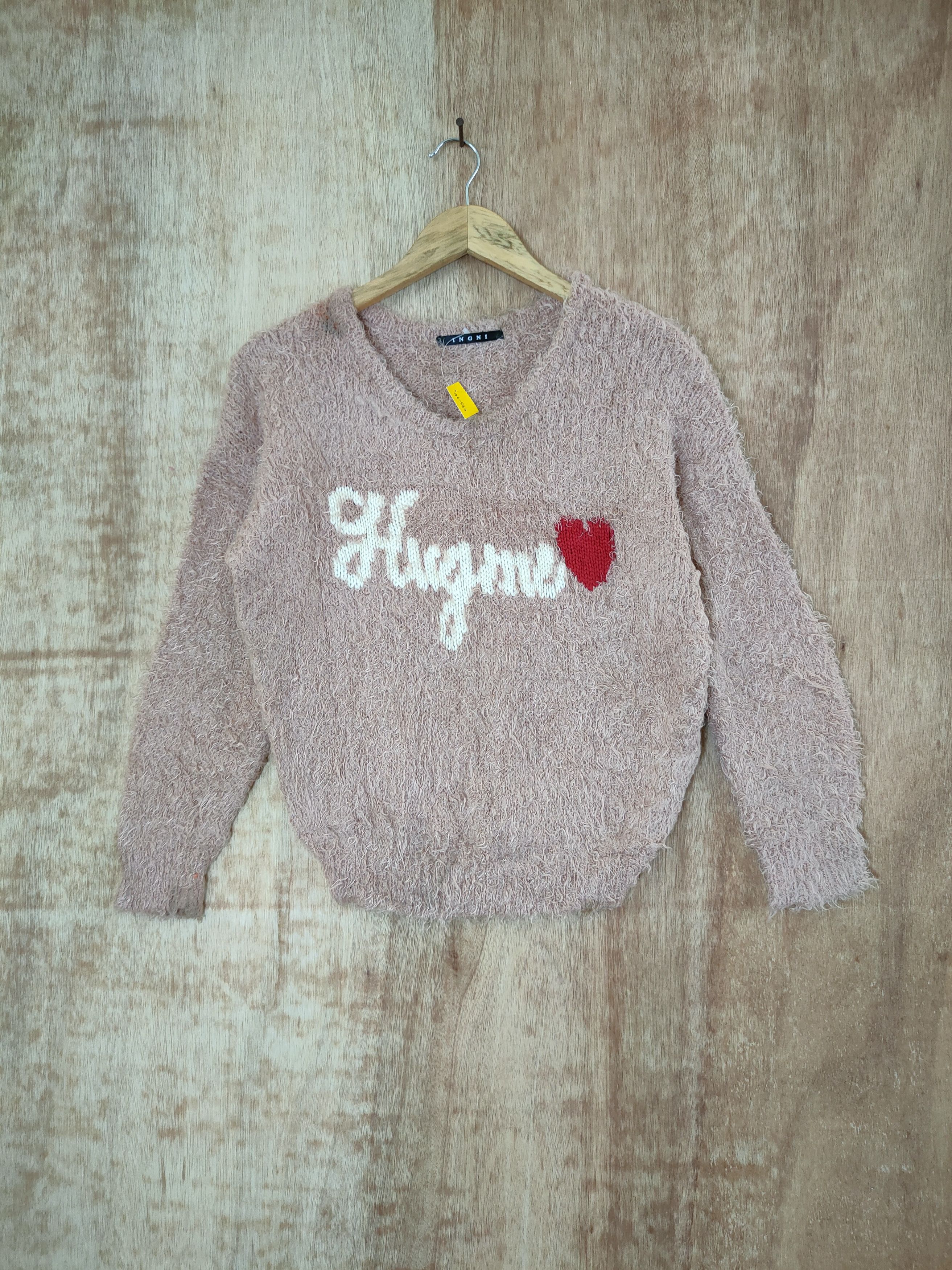 Vintage D Hug Me shaggy mohair fur japan knitwear winter #46-544 Size XS / US 0-2 / IT 36-38 - 1 Thumbnail
