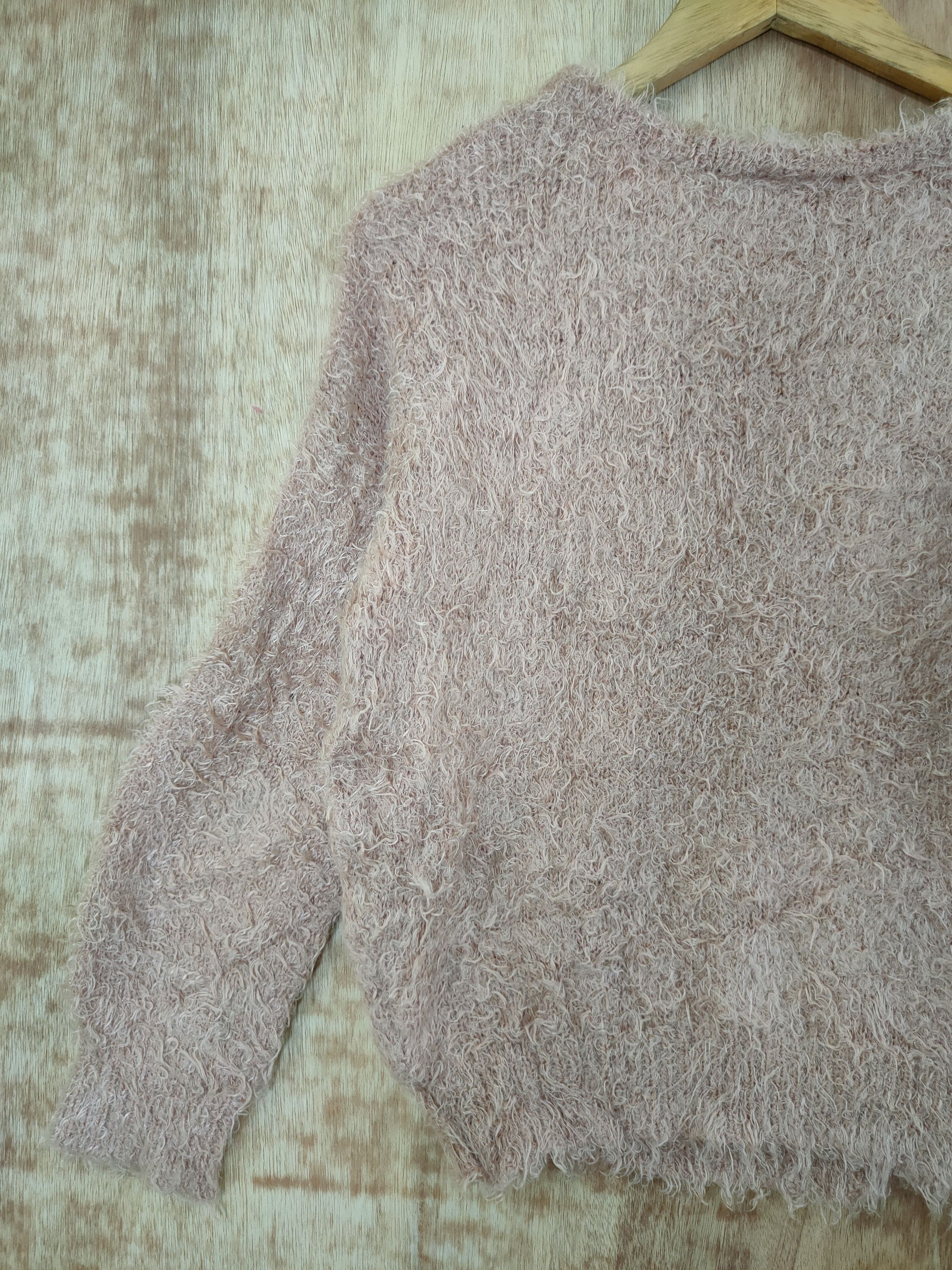 Vintage D Hug Me shaggy mohair fur japan knitwear winter #46-544 Size XS / US 0-2 / IT 36-38 - 10 Thumbnail