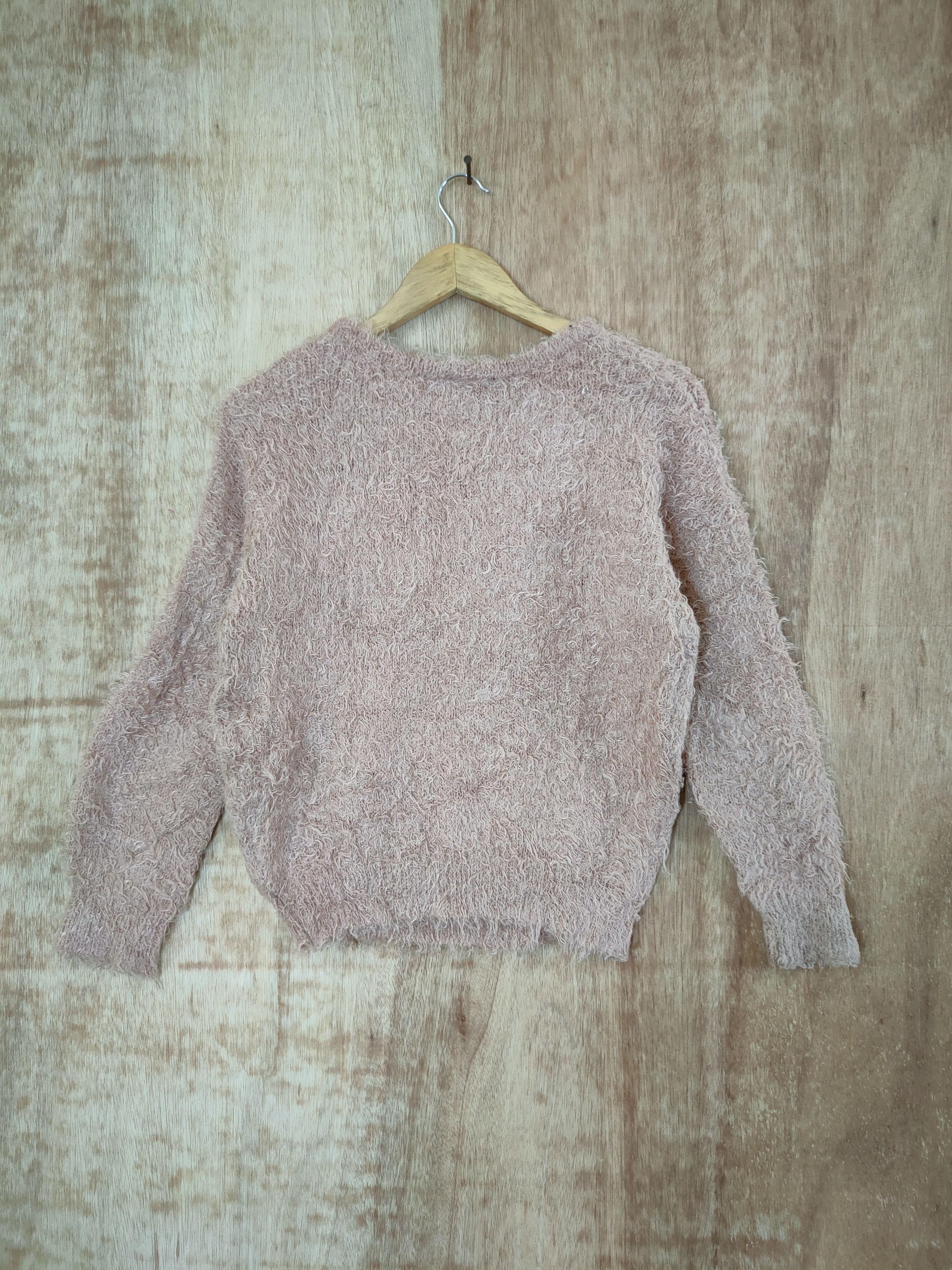 Vintage D Hug Me shaggy mohair fur japan knitwear winter #46-544 Size XS / US 0-2 / IT 36-38 - 9 Thumbnail