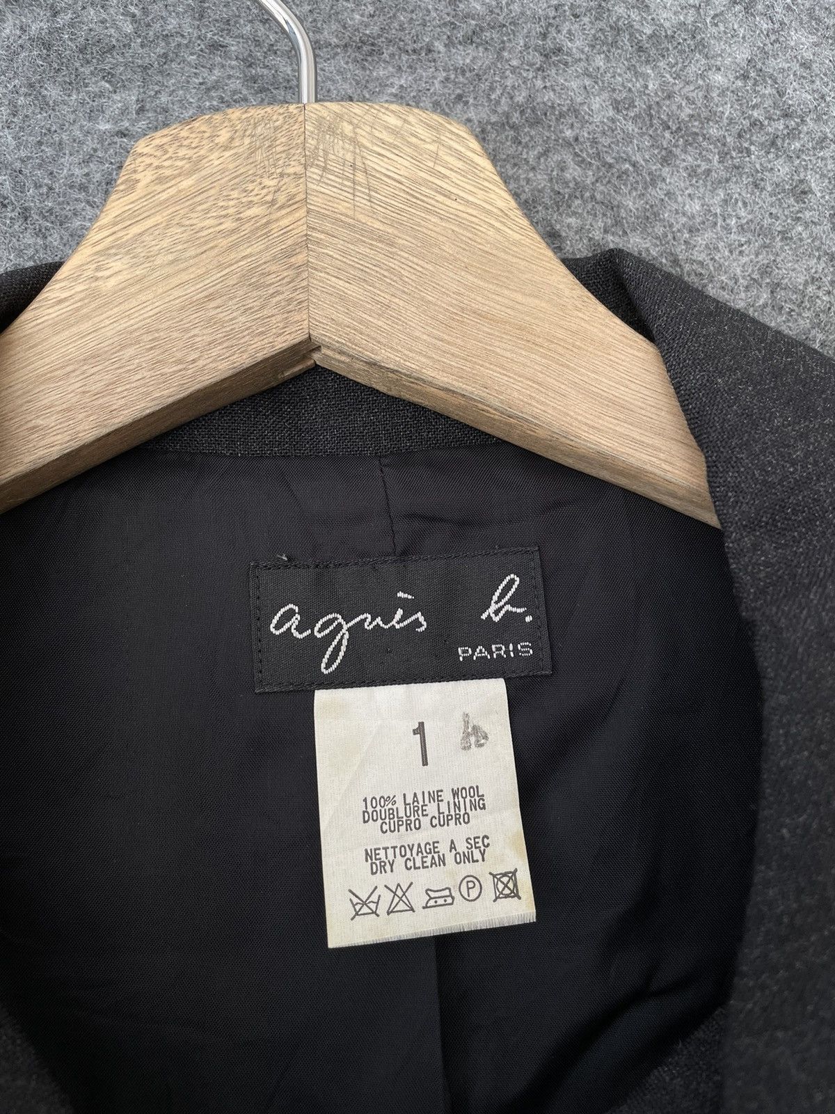 agnes b. AGNES B BLACK JACKET Size US S / EU 44-46 / 1 - 6 Thumbnail