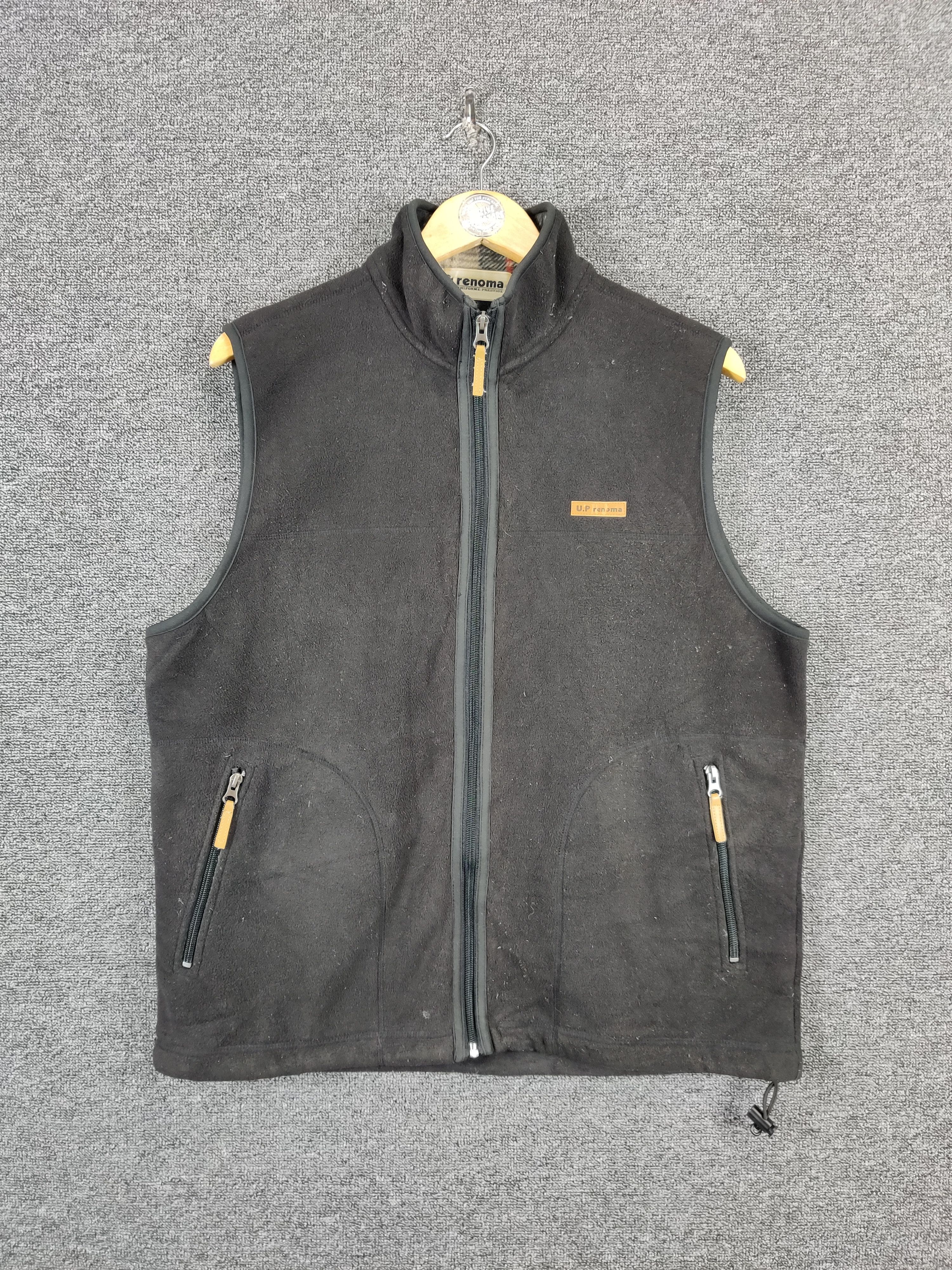 Renoma Vintage Renoma U.P. Plaid Lined Fleece Zipper Vest Size US L / EU 52-54 / 3 - 1 Thumbnail