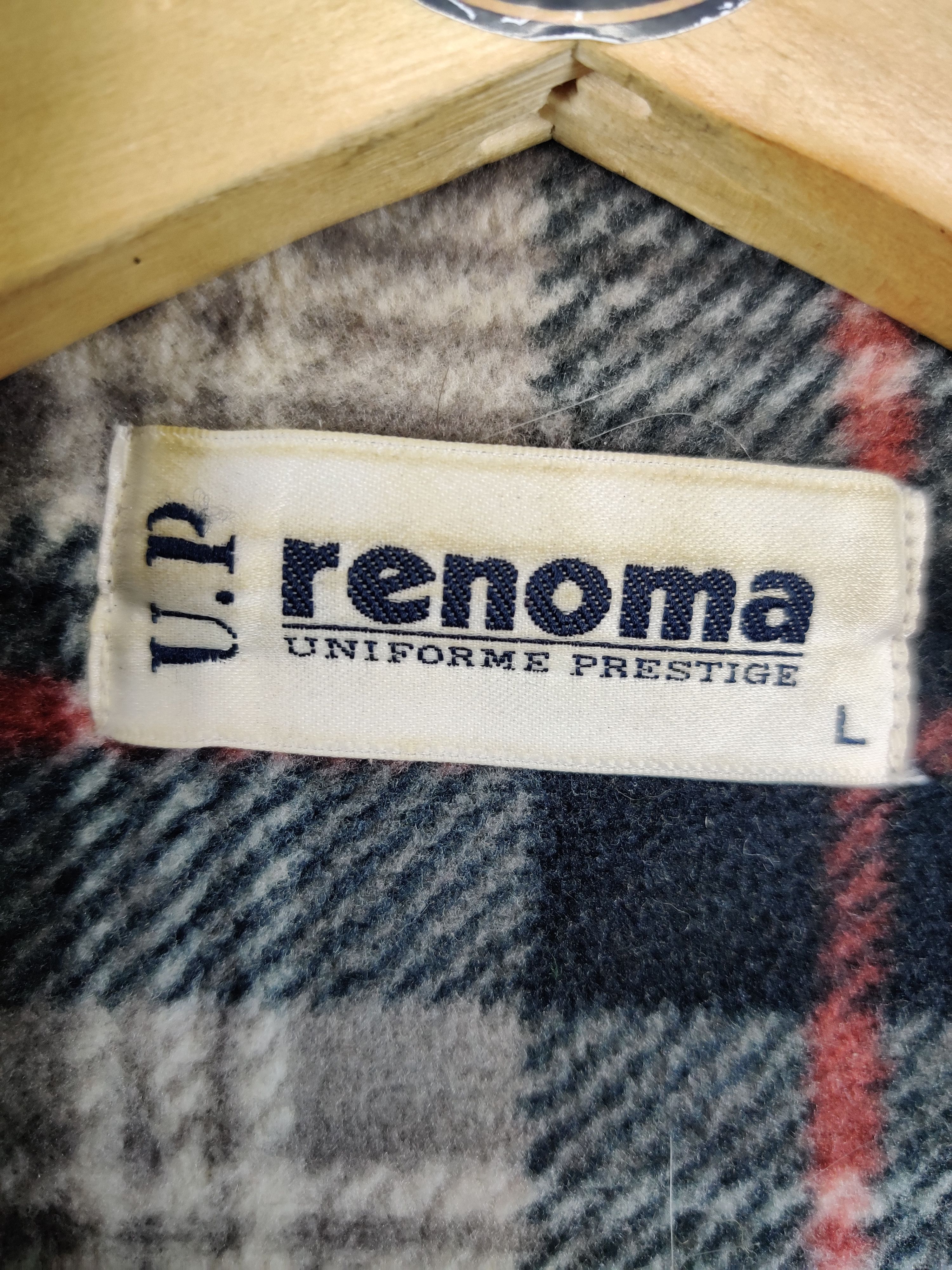 Renoma Vintage Renoma U.P. Plaid Lined Fleece Zipper Vest Size US L / EU 52-54 / 3 - 6 Thumbnail