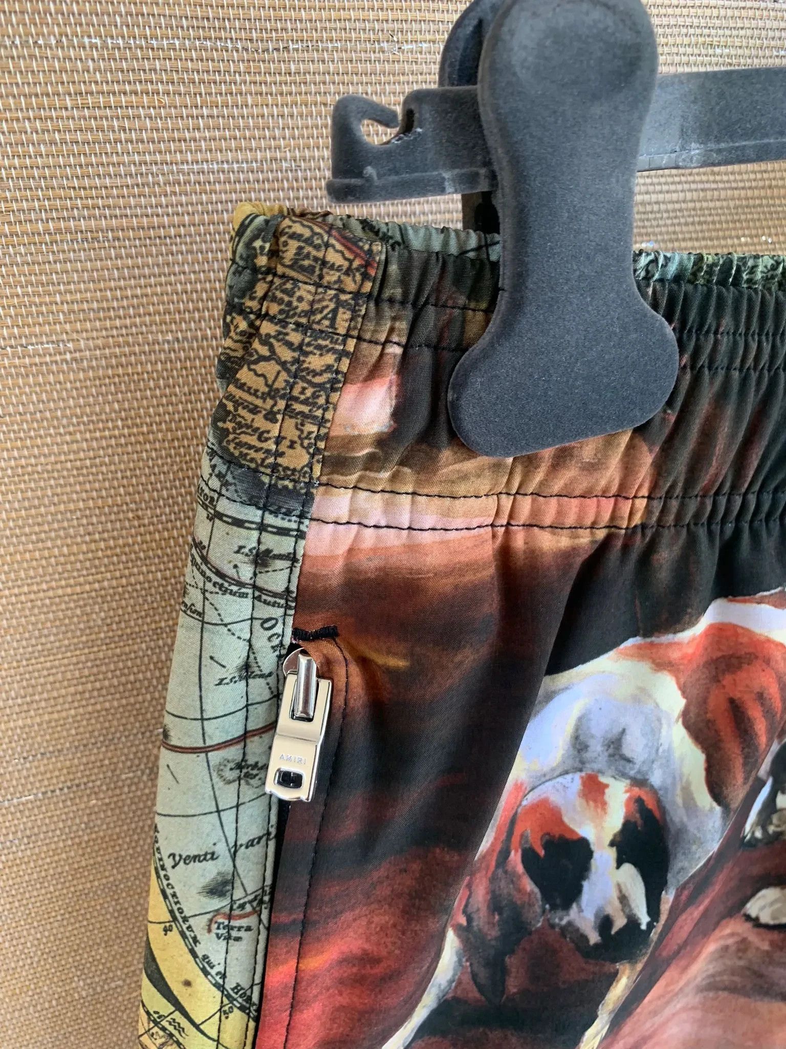 Amiri Souvenir Patchwork Swim Trunks in Multicolor Size US 30 / EU 46 - 3 Thumbnail