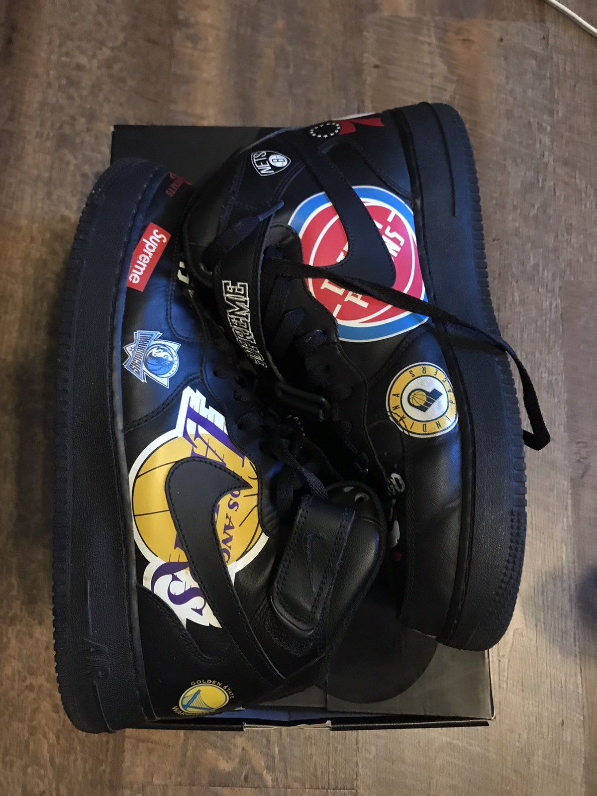 supreme nba air force ones