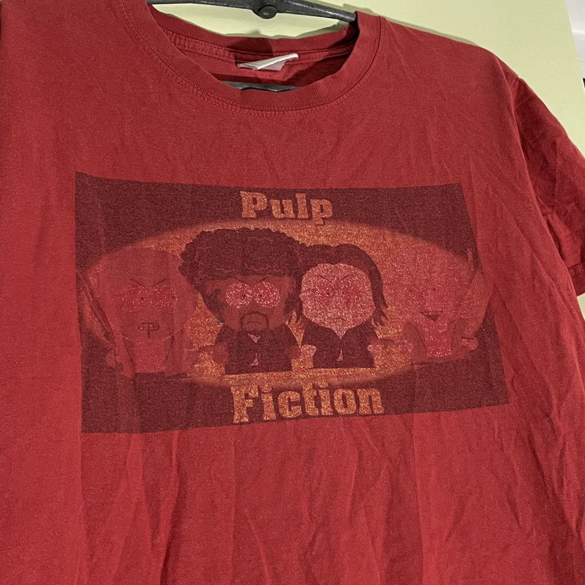 Vintage Vintage Y2K Sun Faded Pulp Fiction Graphic Tee Grunge Slim M Size US M / EU 48-50 / 2 - 5 Thumbnail