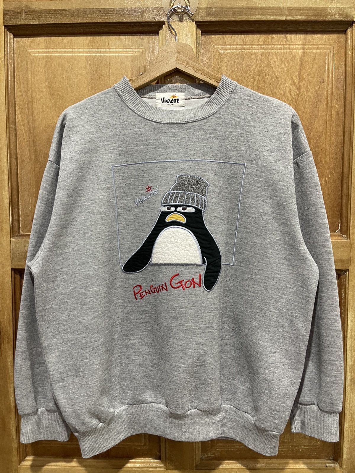 Super Cute PenGuinGon Embroidery Logo By Vivacite Sweatshirt