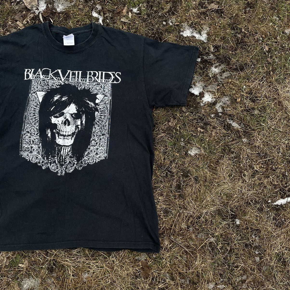 Vintage Vintage 90s Black Skull Graphic Tee Grunge Underground L Size US L / EU 52-54 / 3 - 2 Thumbnail