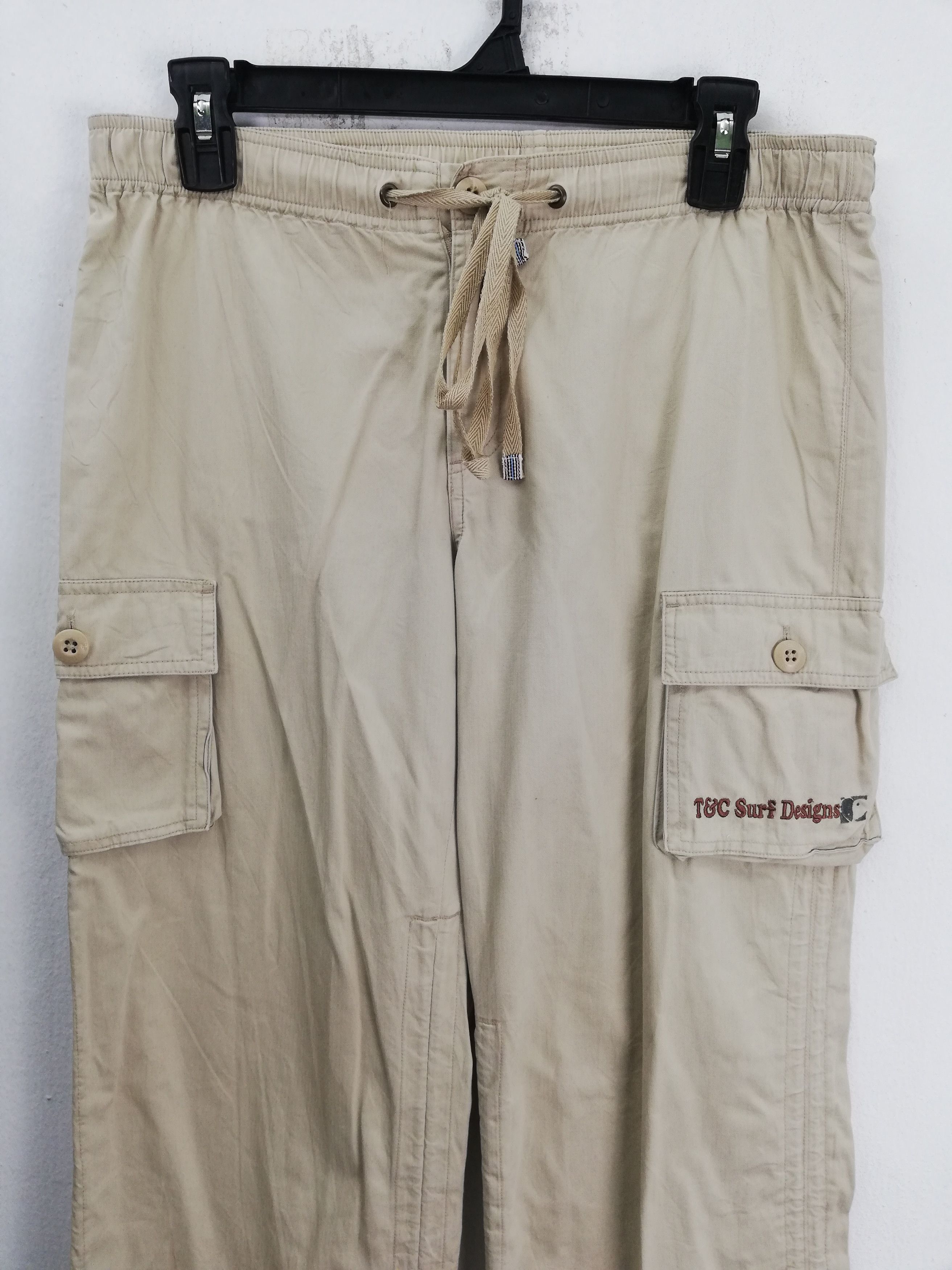 Japanese Brand T&C Surf Design Hawaii Cargo Pants Multipocket #0162 Size US 28 / EU 44 - 8 Thumbnail