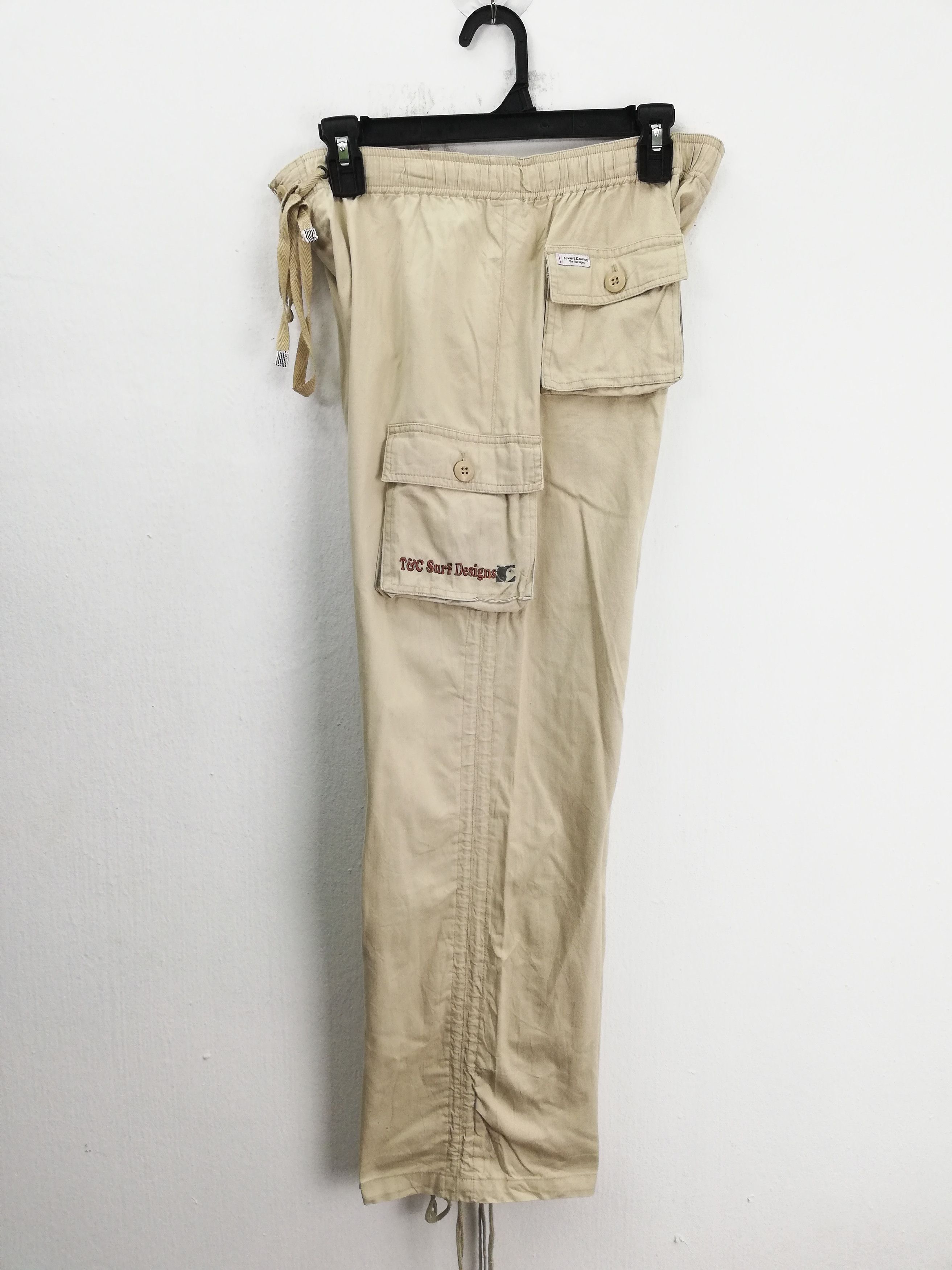 Japanese Brand T&C Surf Design Hawaii Cargo Pants Multipocket #0162 Size US 28 / EU 44 - 9 Thumbnail