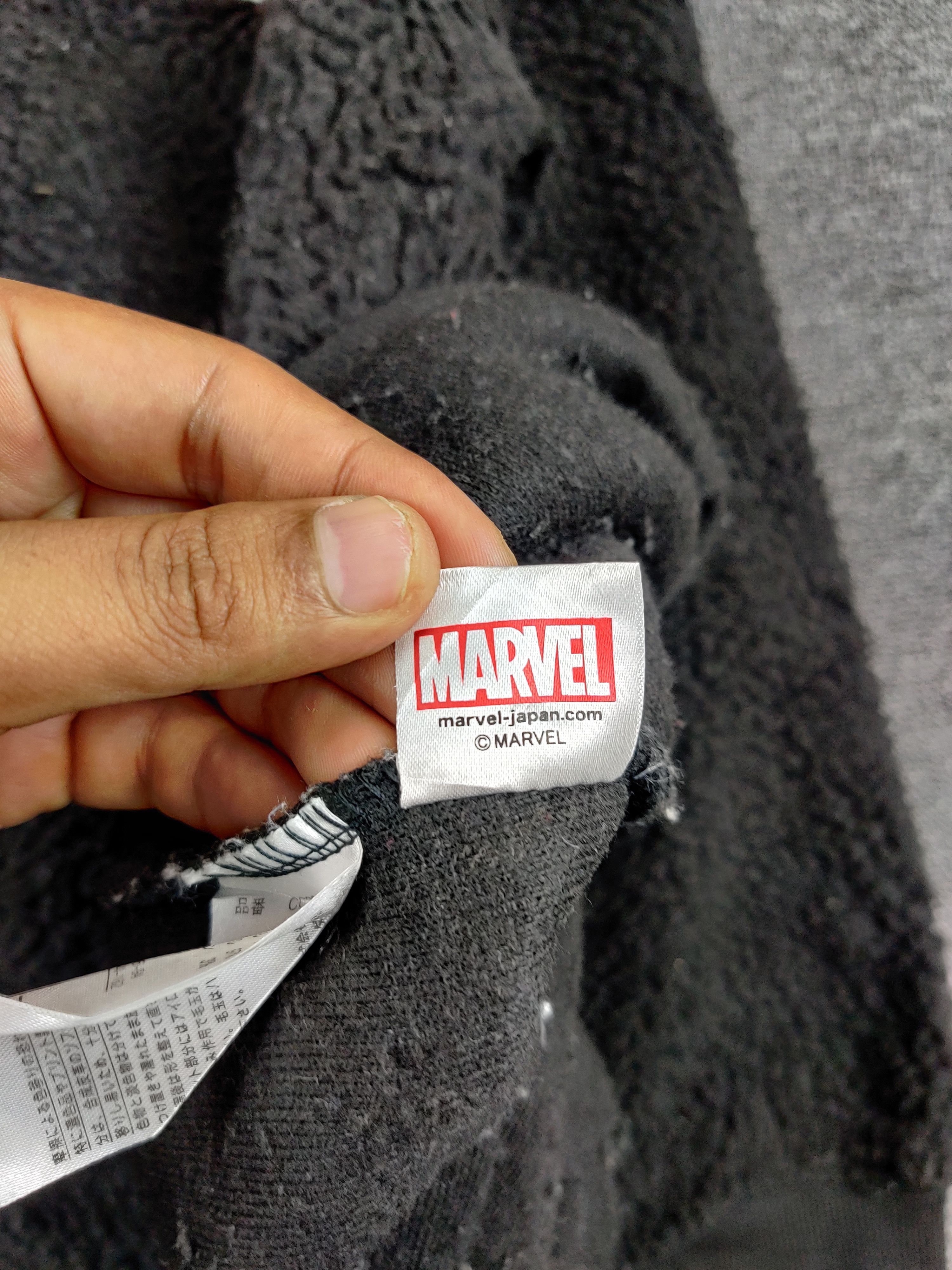 Marvel Comics Vintage Marvel Fleece Deep Pile Zipper Jacket Size US L / EU 52-54 / 3 - 8 Thumbnail