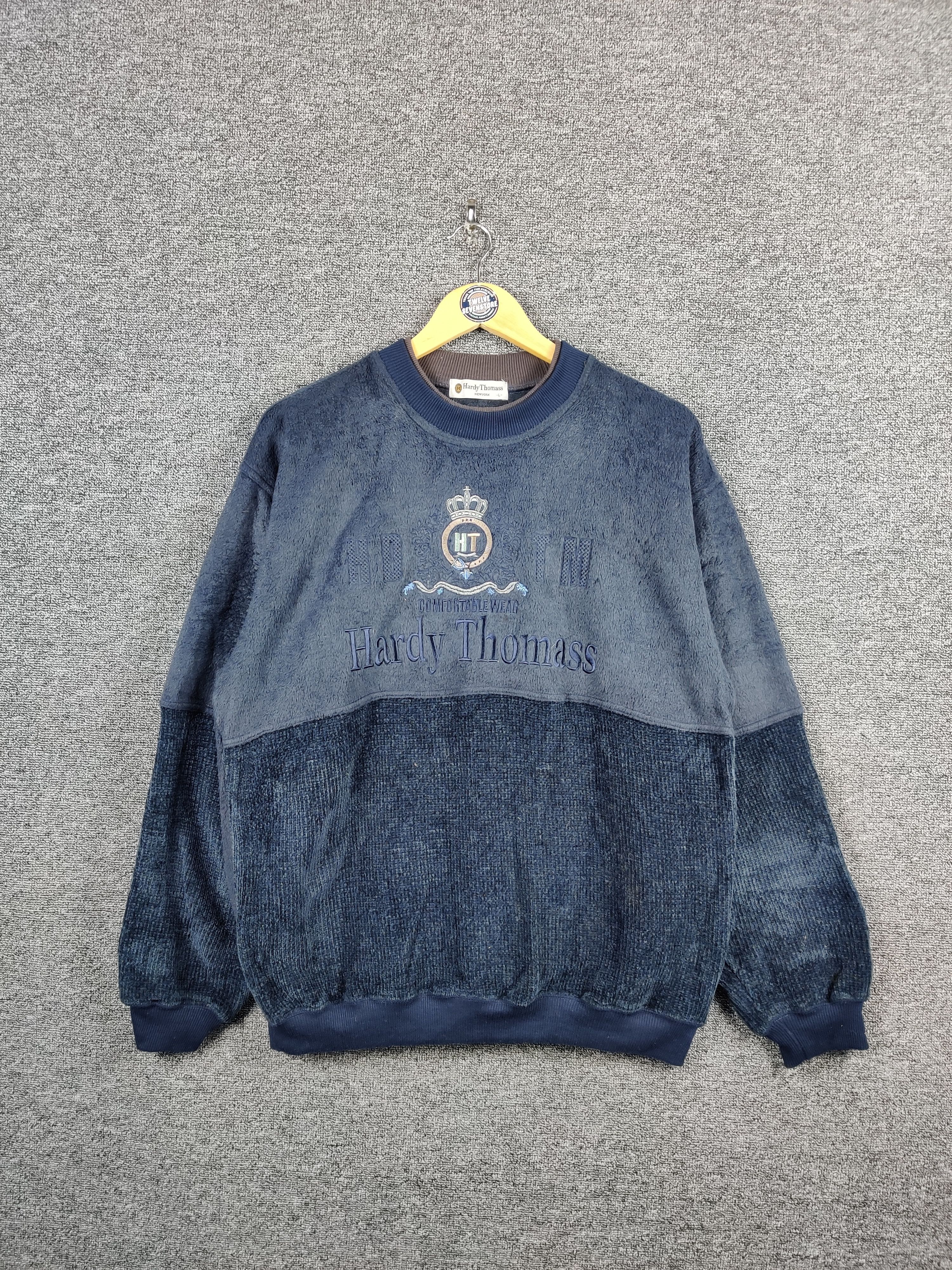 Japanese Brand Vintage Japanese Brand Hardy Thomass Embroidery Sweatshirt Size US L / EU 52-54 / 3 - 1 Thumbnail