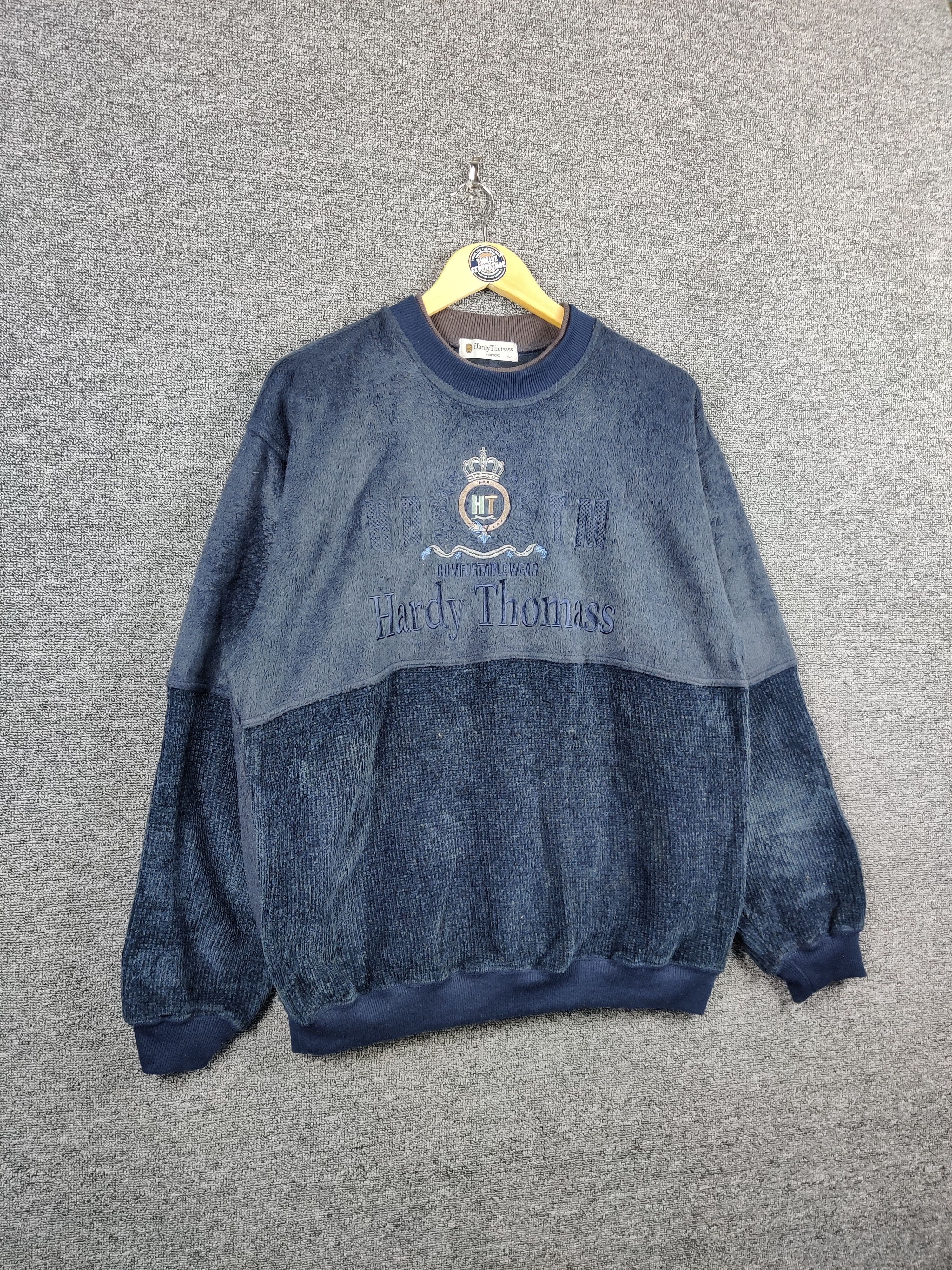 Japanese Brand Vintage Japanese Brand Hardy Thomass Embroidery Sweatshirt Size US L / EU 52-54 / 3 - 7 Thumbnail