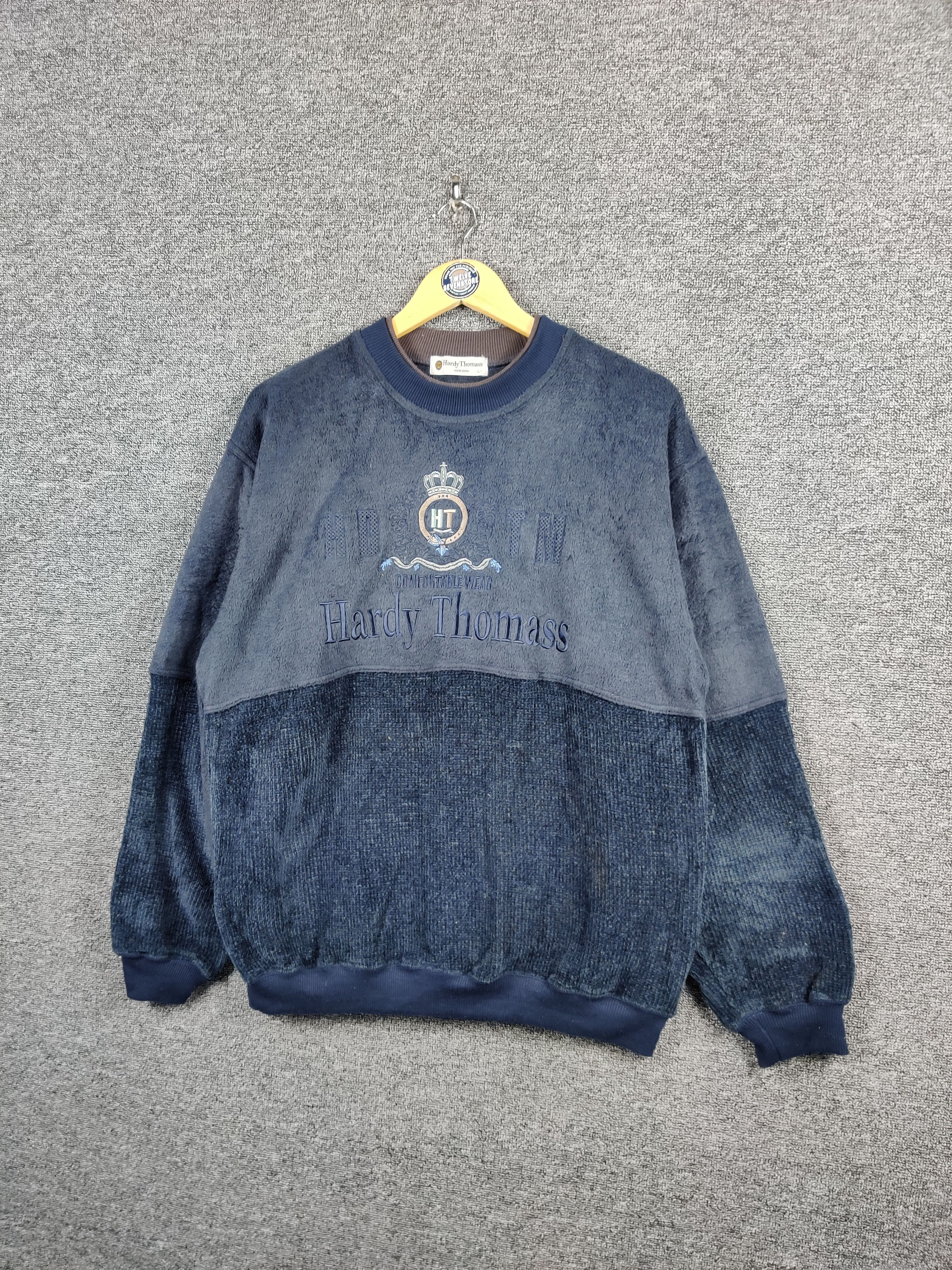 Japanese Brand Vintage Japanese Brand Hardy Thomass Embroidery Sweatshirt Size US L / EU 52-54 / 3 - 2 Thumbnail