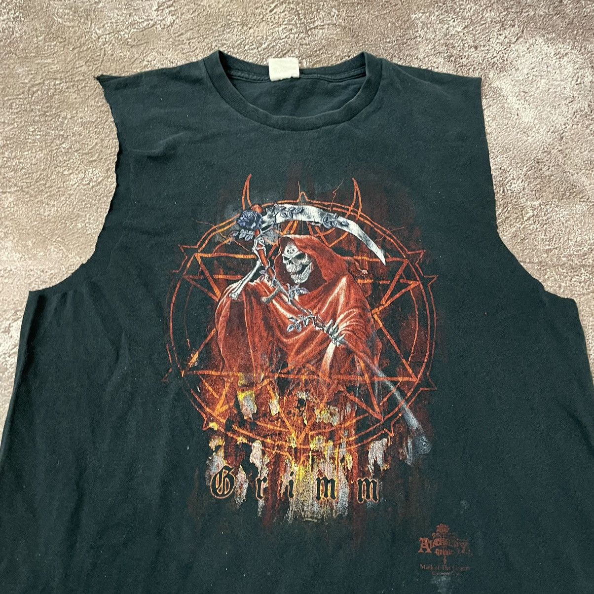 Vintage Vintage 90s Graphic Tee Devil Horror Dark Grunge Boxy Slim M Size US M / EU 48-50 / 2 - 5 Thumbnail