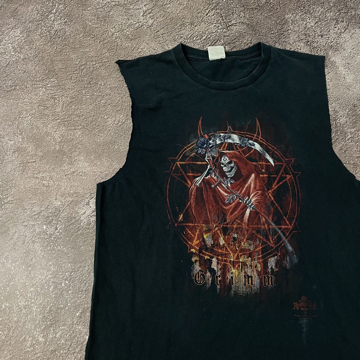 Vintage Vintage 90s Graphic Tee Devil Horror Dark Grunge Boxy Slim M Size US M / EU 48-50 / 2 - 4 Thumbnail