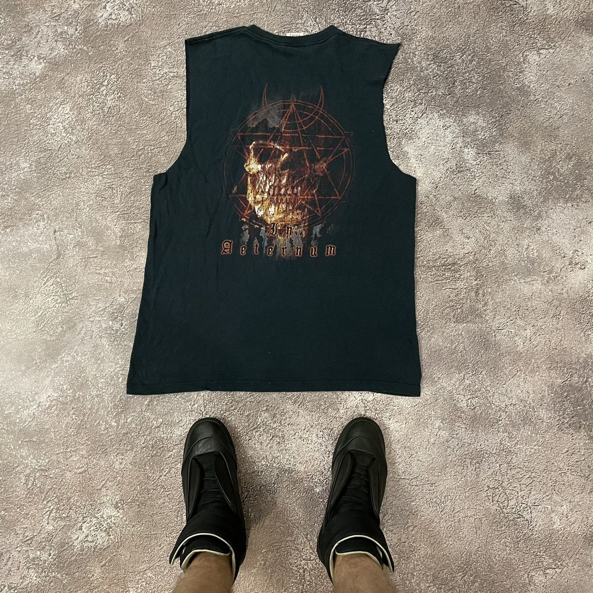 Vintage Vintage 90s Graphic Tee Devil Horror Dark Grunge Boxy Slim M Size US M / EU 48-50 / 2 - 7 Thumbnail