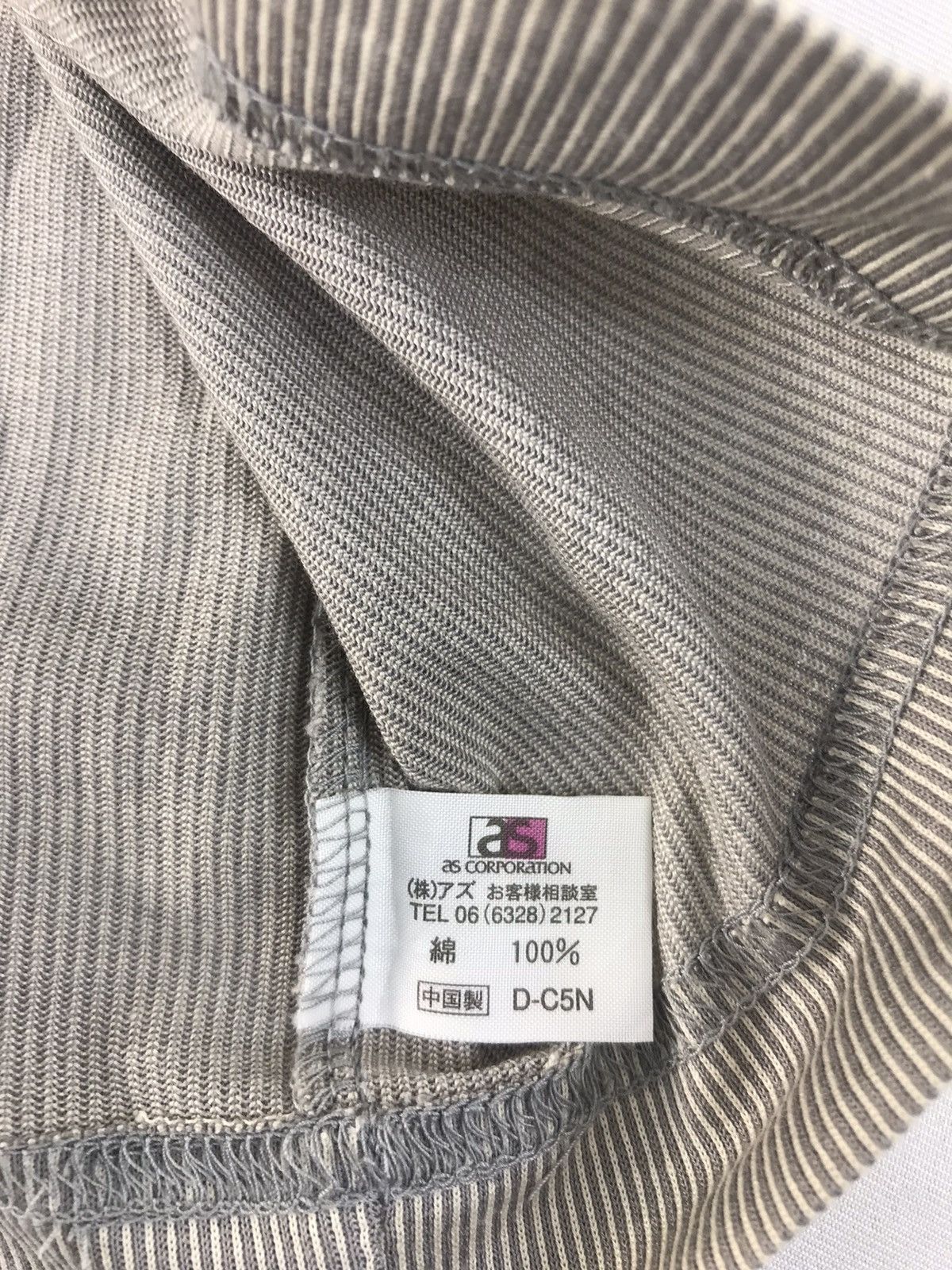 Japanese Brand × Takeo Kikuchi Vintage Takeo Kikuchi Striped Design Polo T.Shirt Style Size US L / EU 52-54 / 3 - 7 Thumbnail