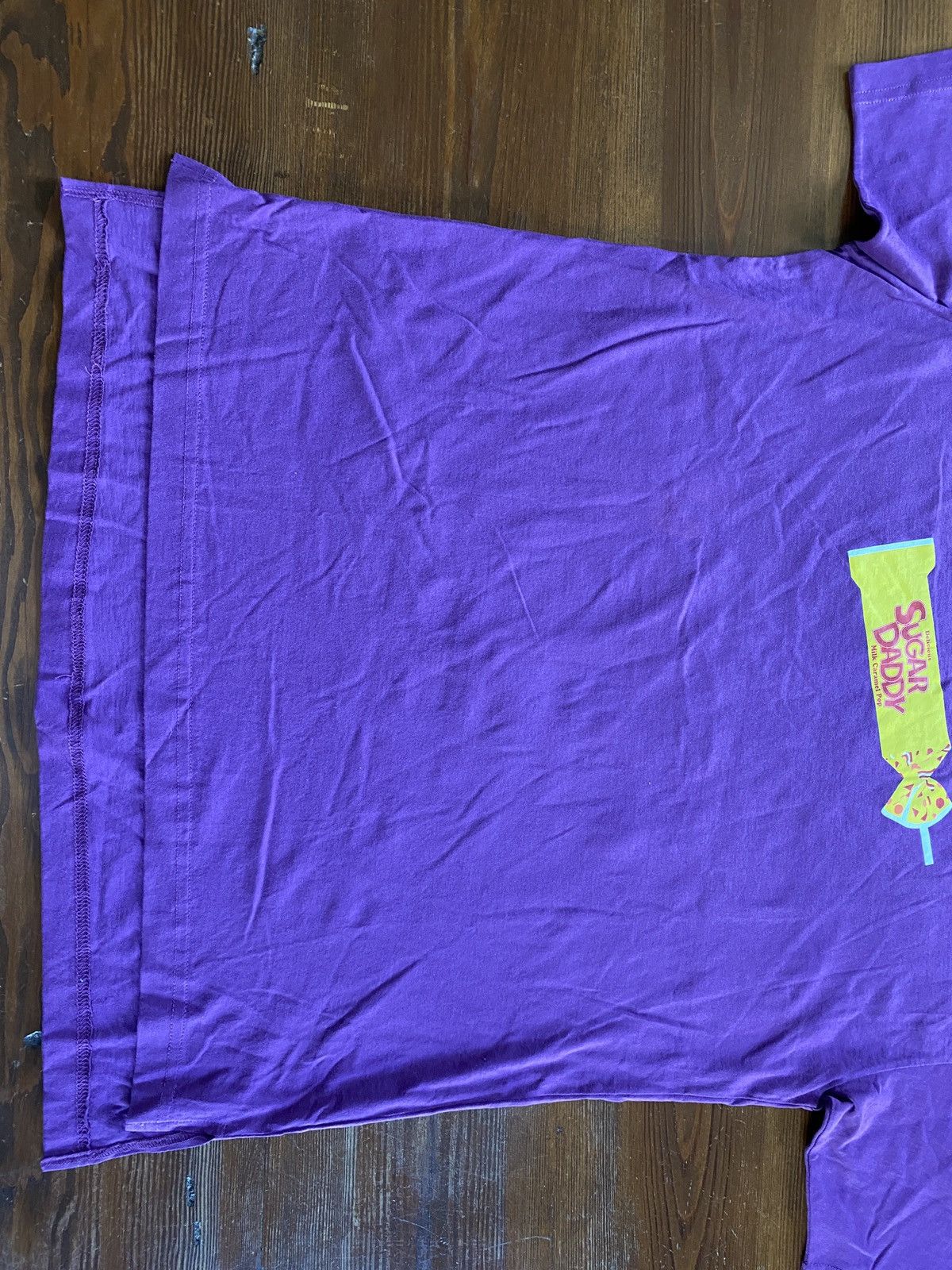 Vintage Vintage 2001 Sugar Daddy Candy Purple Tee Size US L / EU 52-54 / 3 - 6 Thumbnail