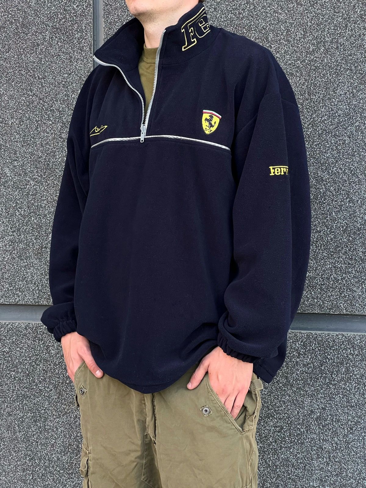 Vintage Vintage Ferrari Formula 1 Michael Schumacher Fleece Jacket