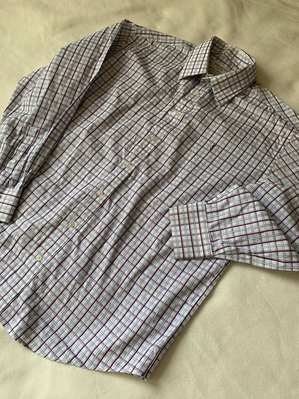 Vintage YSL Checkered Button Shirt