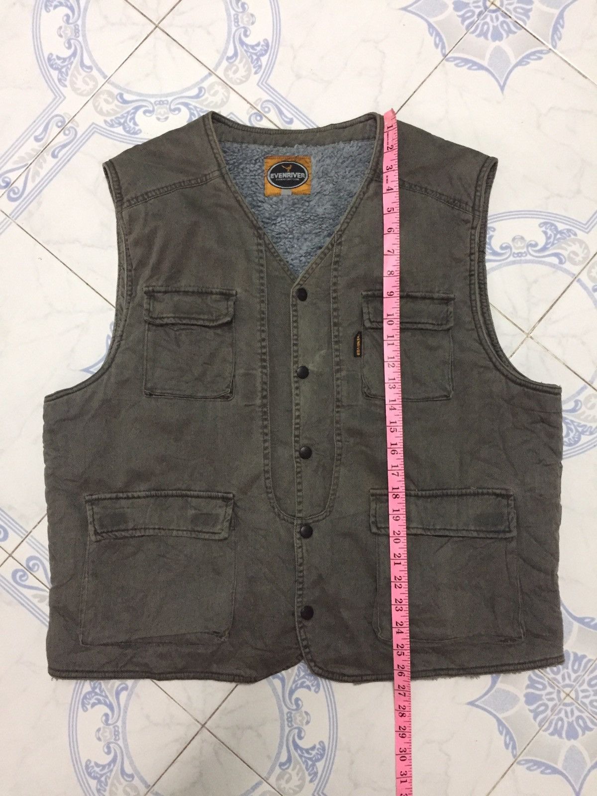 Japanese Brand Evenriver Vest Fleece Inside Size US XL / EU 56 / 4 - 16 Thumbnail