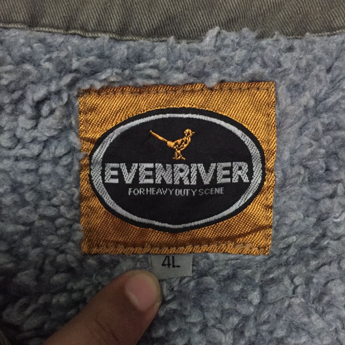 Japanese Brand Evenriver Vest Fleece Inside Size US XL / EU 56 / 4 - 12 Thumbnail