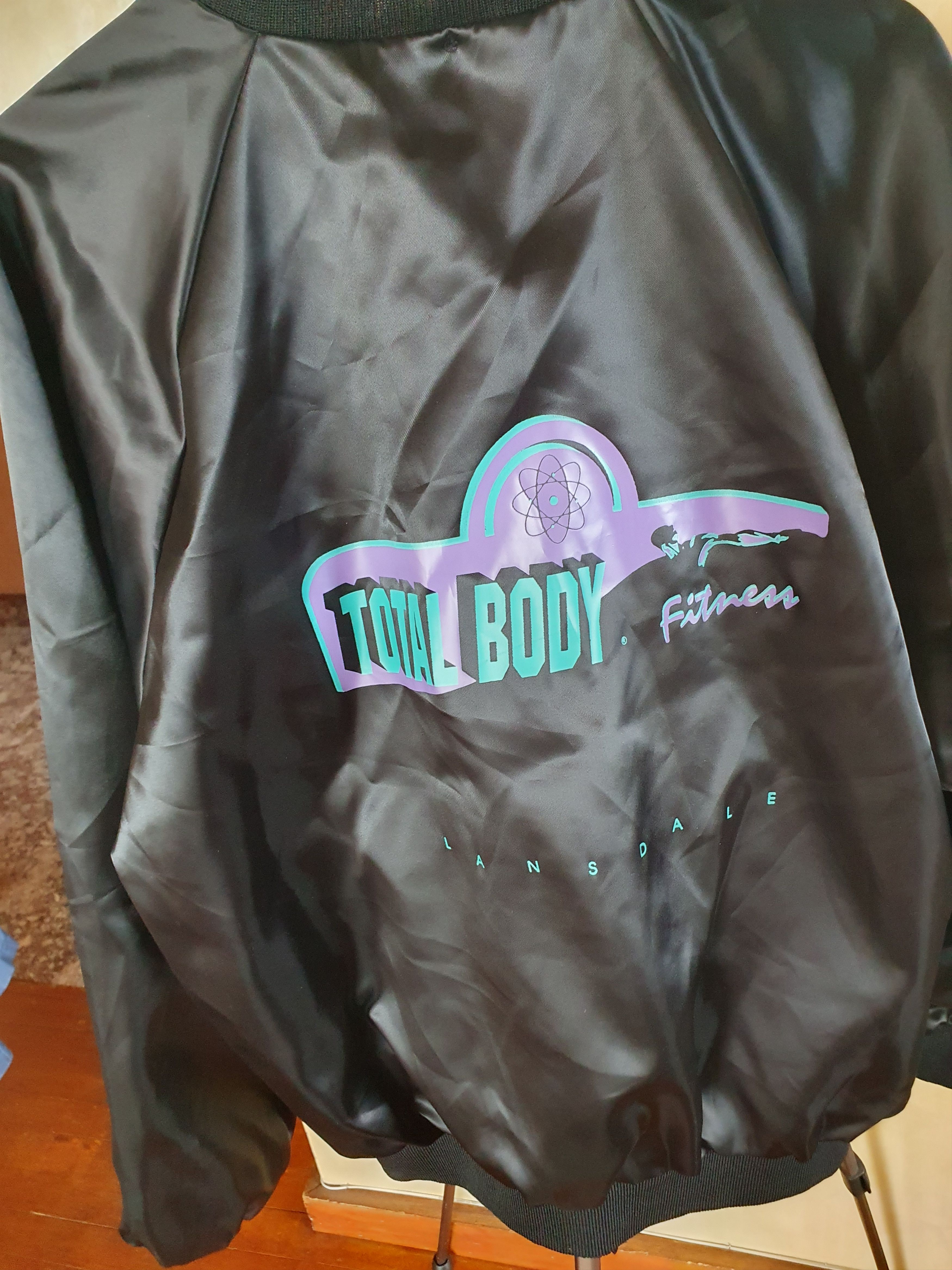 Auburn Sportswear × Vintage Auburn Sportswear USA Total Body Fitnes Satin jacket sz XL Size US XL / EU 56 / 4 - 8 Thumbnail