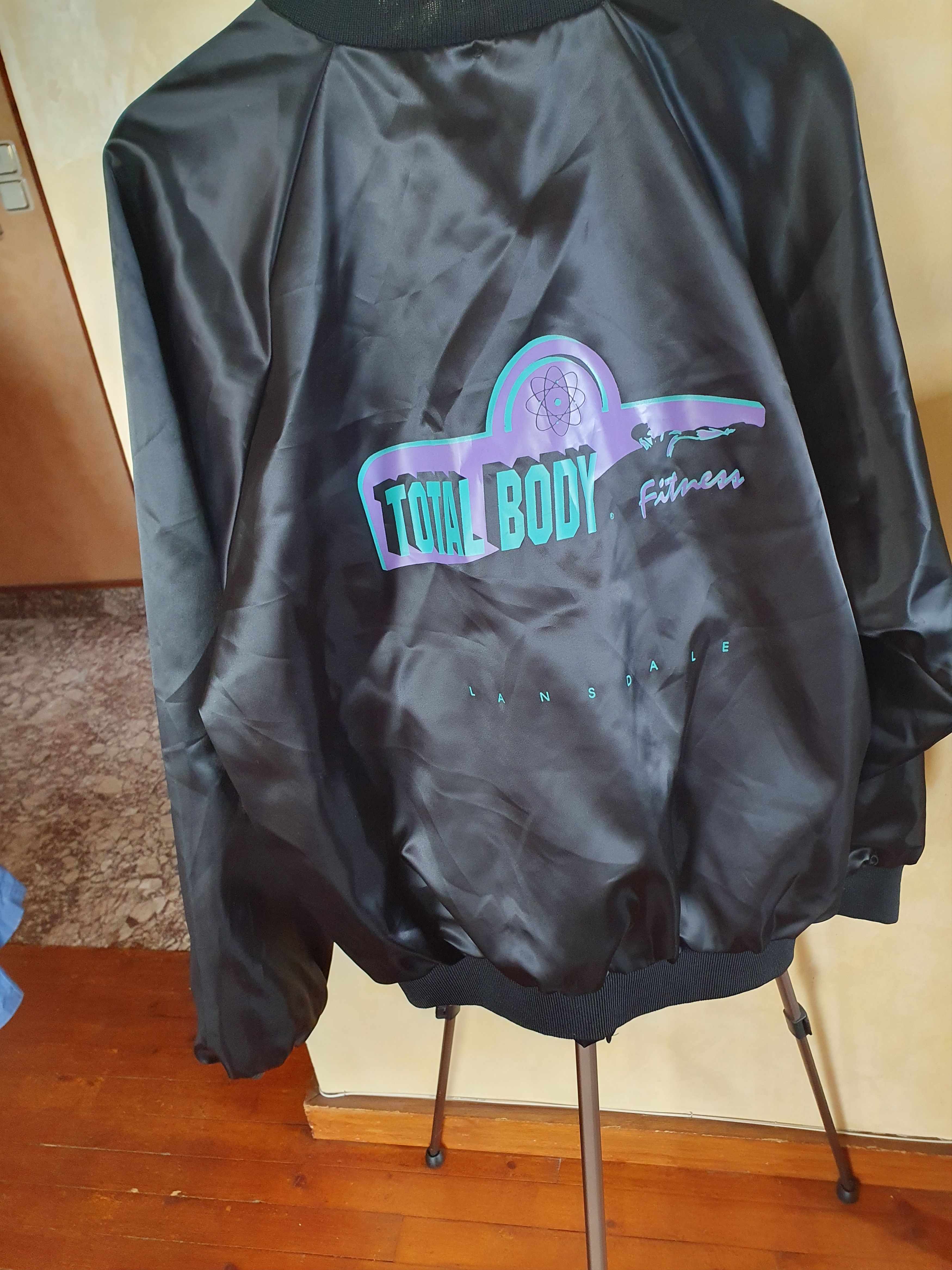 Auburn Sportswear × Vintage Auburn Sportswear USA Total Body Fitnes Satin jacket sz XL Size US XL / EU 56 / 4 - 7 Thumbnail