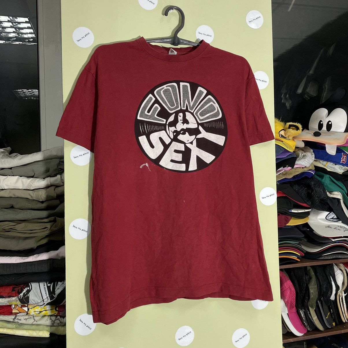 Vintage Vintage 90s Graphic Tee Sun Faded Streetwear Skate Red M Size US M / EU 48-50 / 2 - 2 Thumbnail