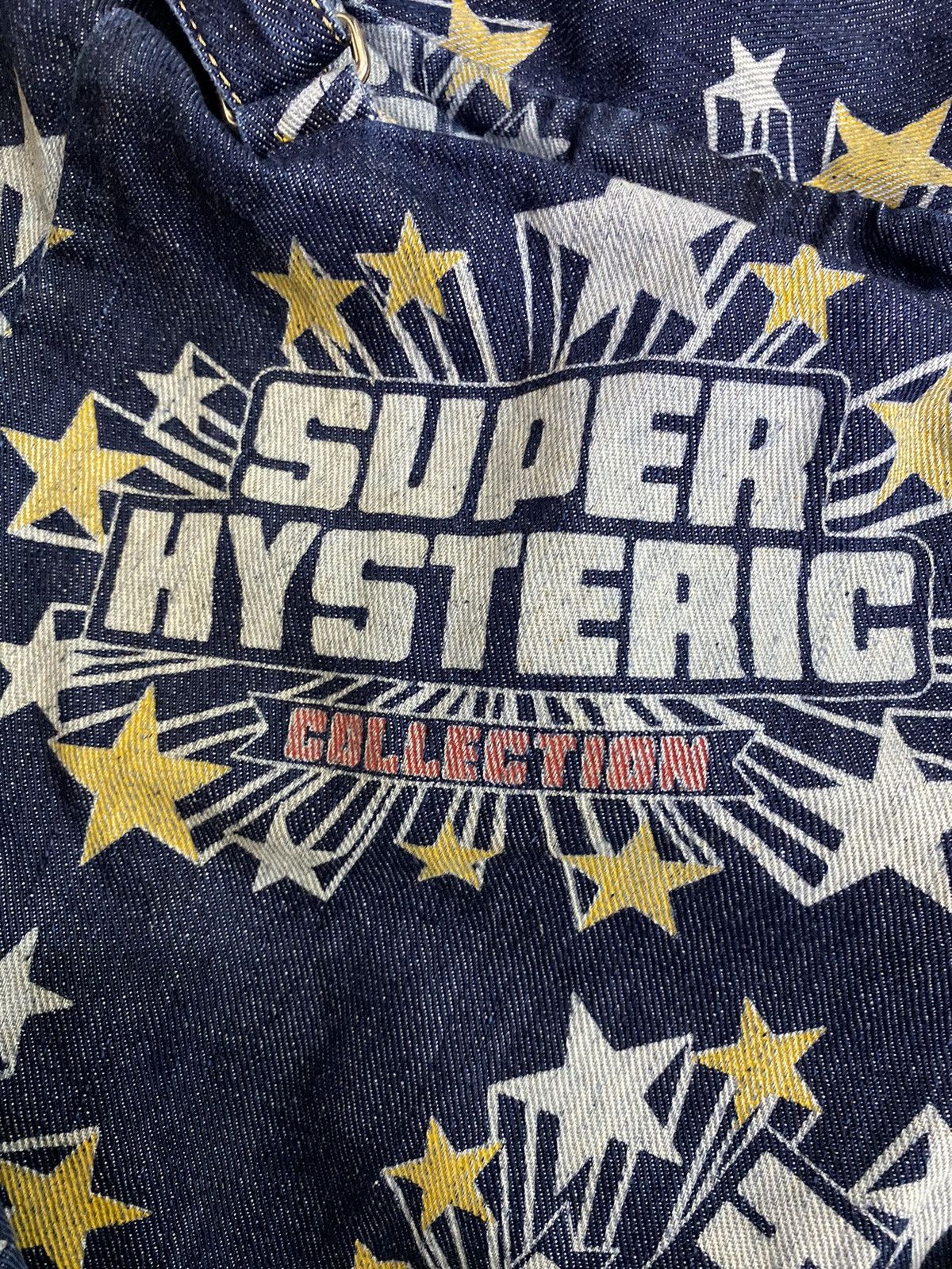 Designer × Hysteric Glamour × Japanese Brand Vintage Super Hysteric Glamour Collection Denim Bagpack Size ONE SIZE - 8 Thumbnail
