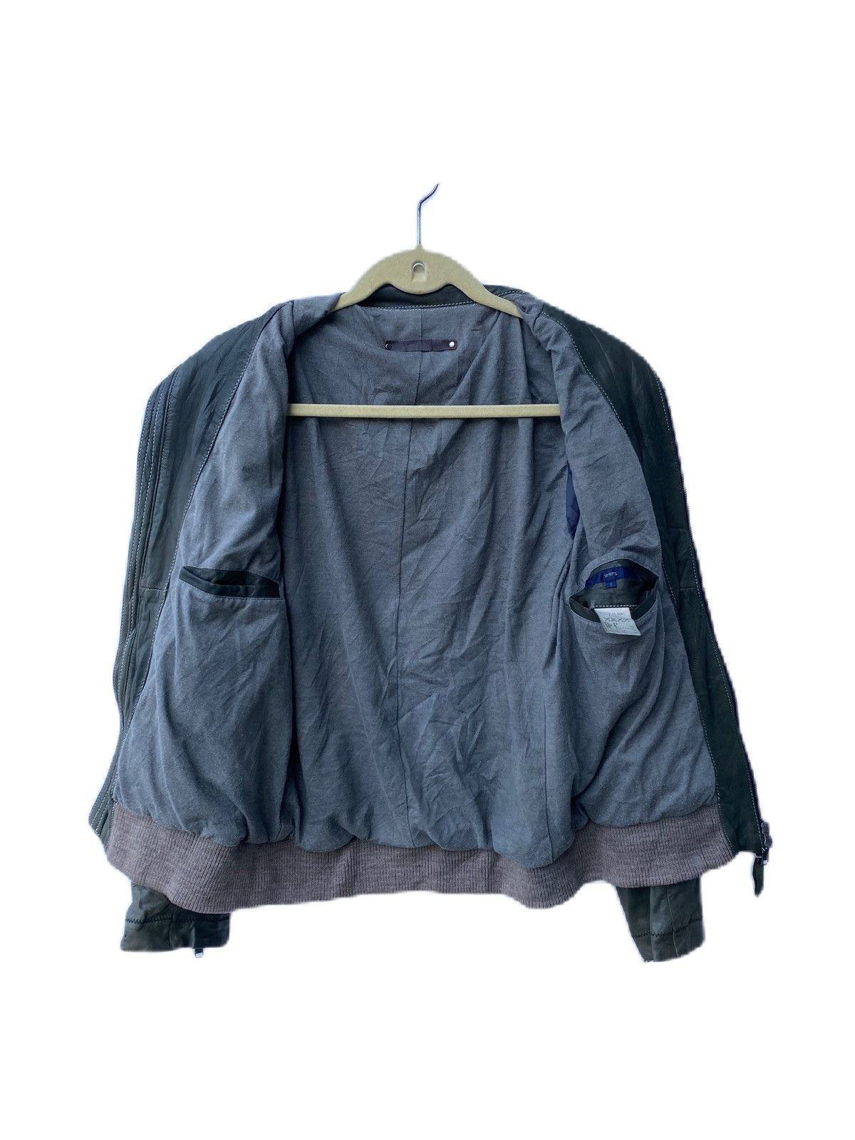 Genuine Leather × SHIPS LEATHER JACKET SHIPS JAPAN ZIPPER BIKER JACKET Size US S / EU 44-46 / 1 - 4 Thumbnail