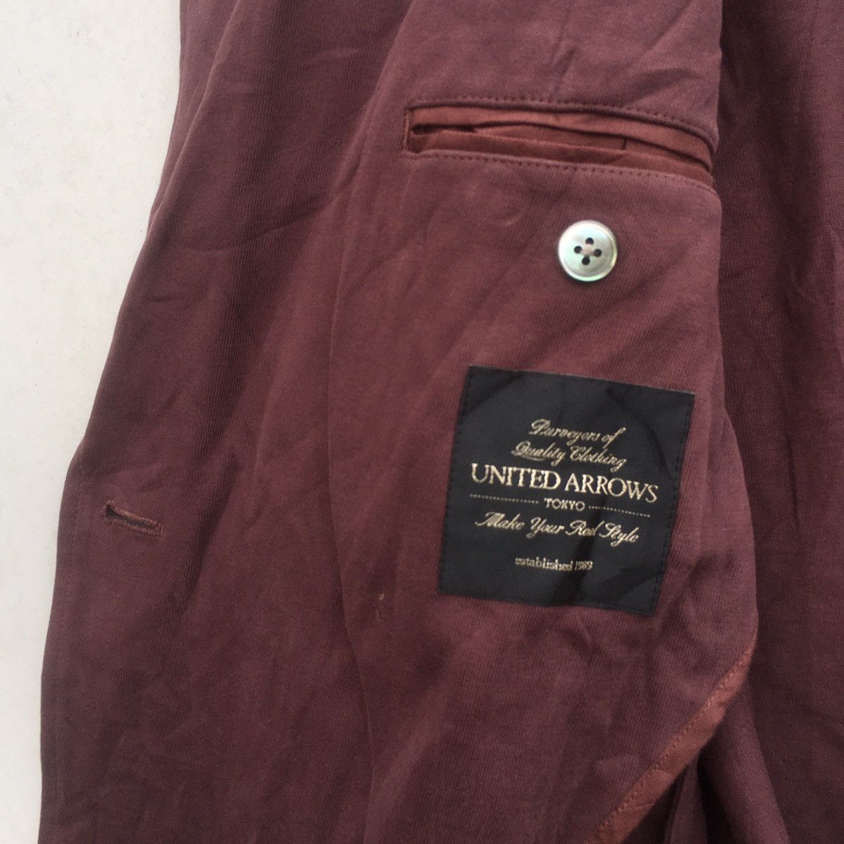 United Arrows Rare United Arrows Double Breast Slim Blazer/Jacket Size US M / EU 48-50 / 2 - 8 Thumbnail