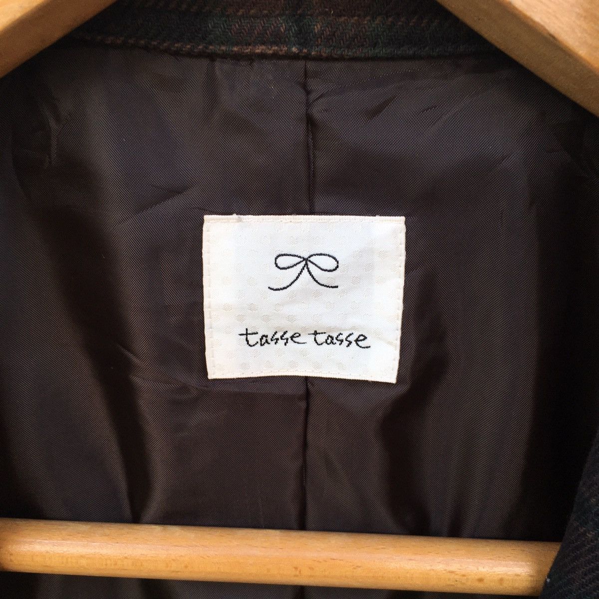 Designer × Japanese Brand Tasse Tasse Double Breast Plaid Parka/Trench Coat Sz 2 Size US S / EU 44-46 / 1 - 17 Thumbnail