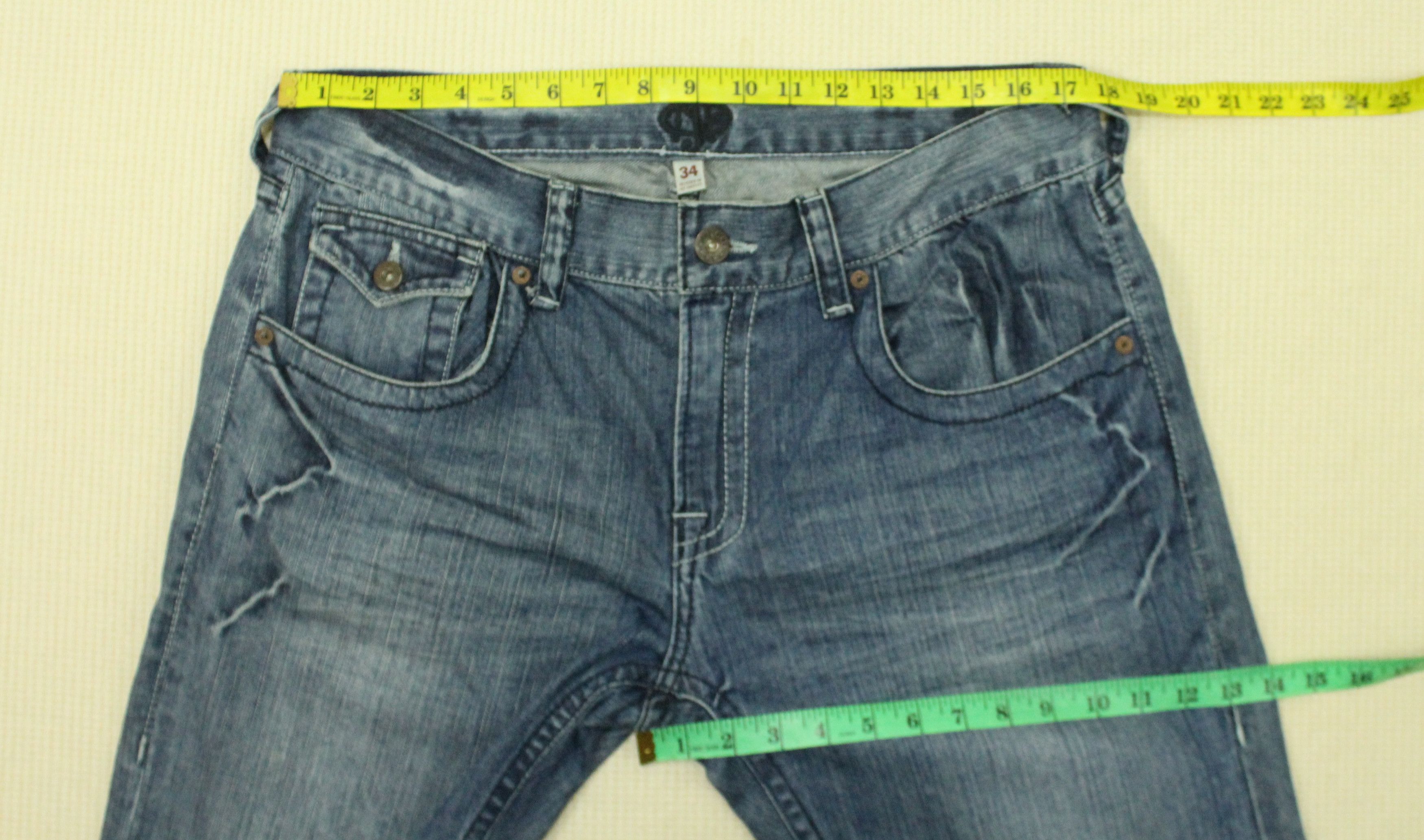 JNCO Fleur De Lis JNCO Pants Denim Jeans Embroidered Pockets Size US 34 / EU 50 - 20 Thumbnail
