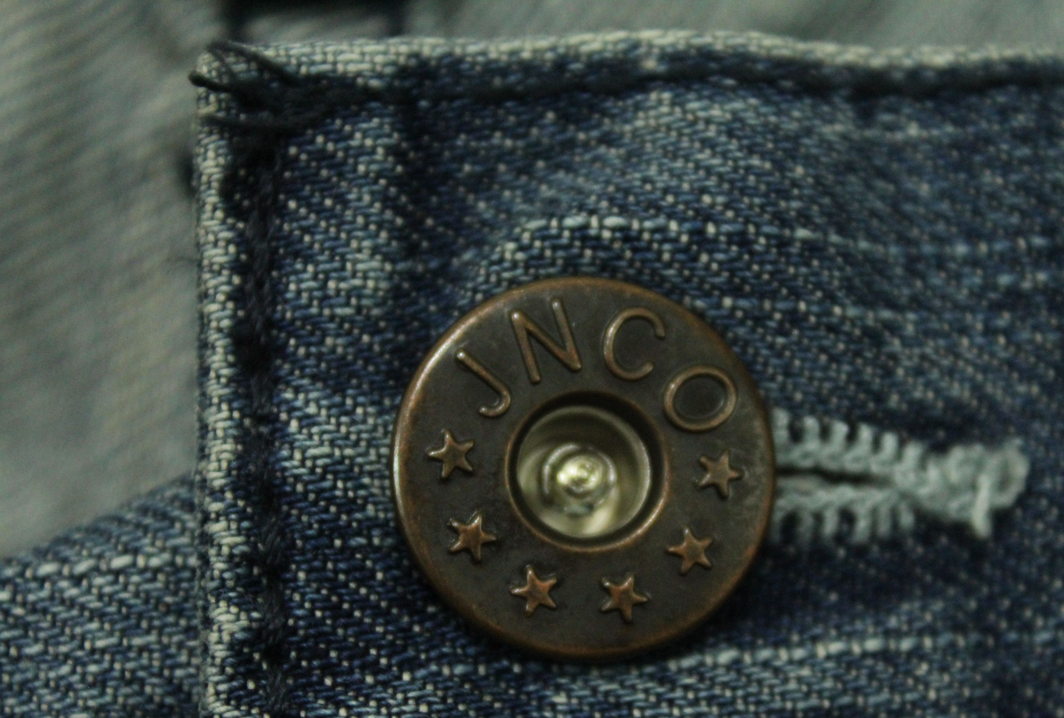 JNCO Fleur De Lis JNCO Pants Denim Jeans Embroidered Pockets Size US 34 / EU 50 - 16 Thumbnail