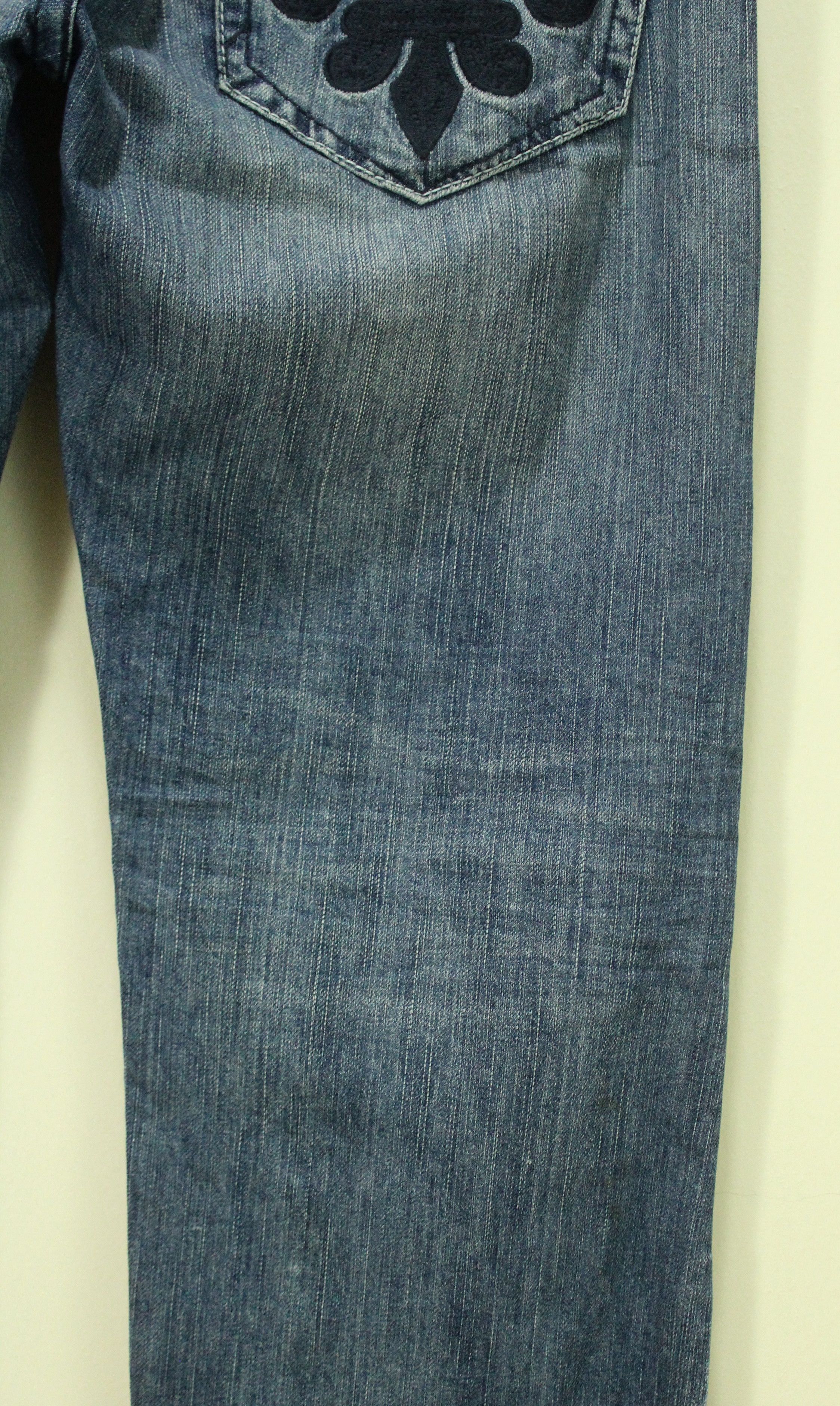 JNCO Fleur De Lis JNCO Pants Denim Jeans Embroidered Pockets Size US 34 / EU 50 - 3 Thumbnail