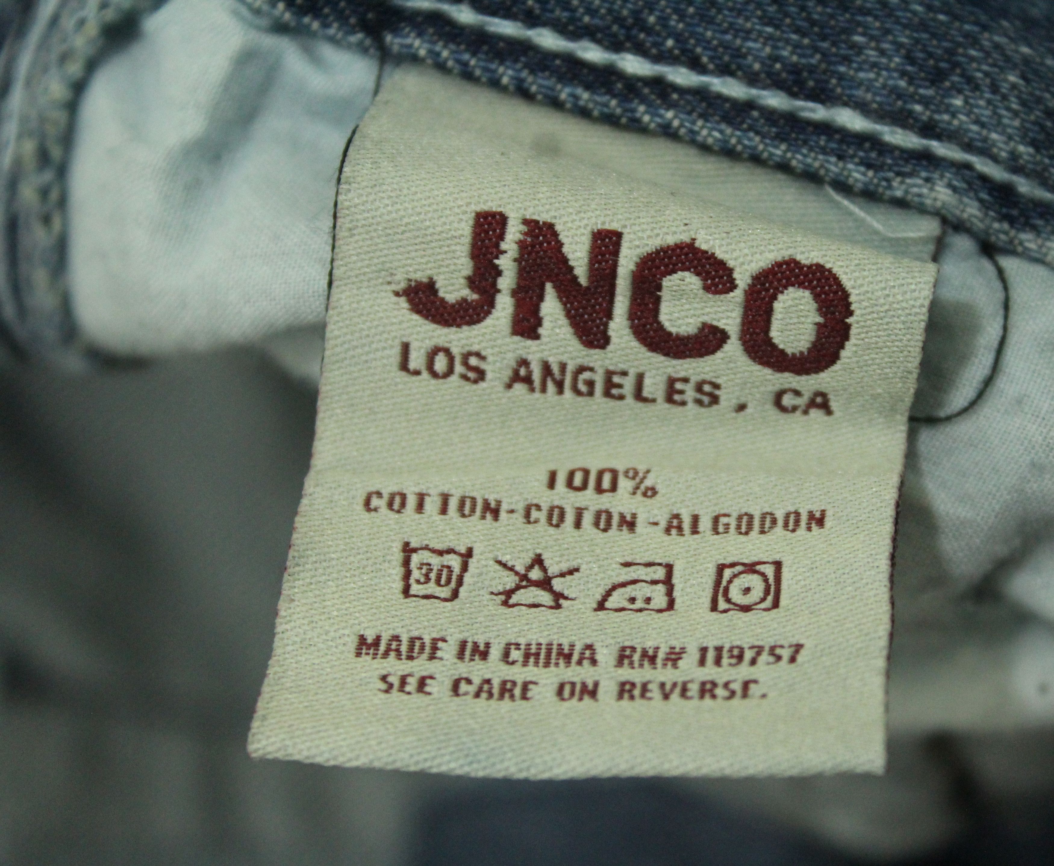 JNCO Fleur De Lis JNCO Pants Denim Jeans Embroidered Pockets Size US 34 / EU 50 - 14 Thumbnail
