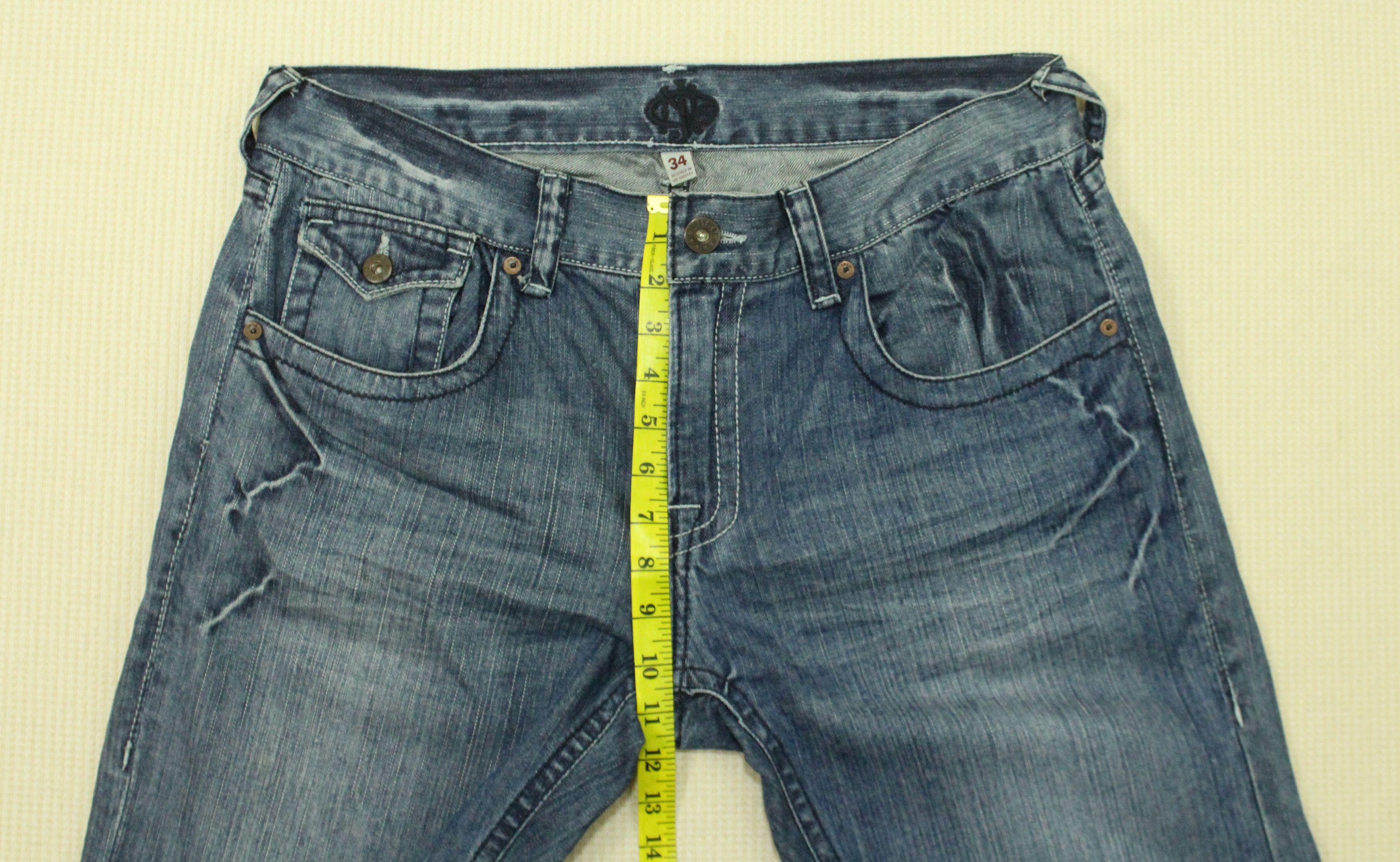 JNCO Fleur De Lis JNCO Pants Denim Jeans Embroidered Pockets Size US 34 / EU 50 - 21 Thumbnail