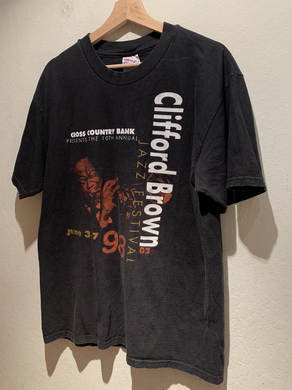*RARE* Vintage 1998 Clifford Brown Jazz Festival T-Shirt - L