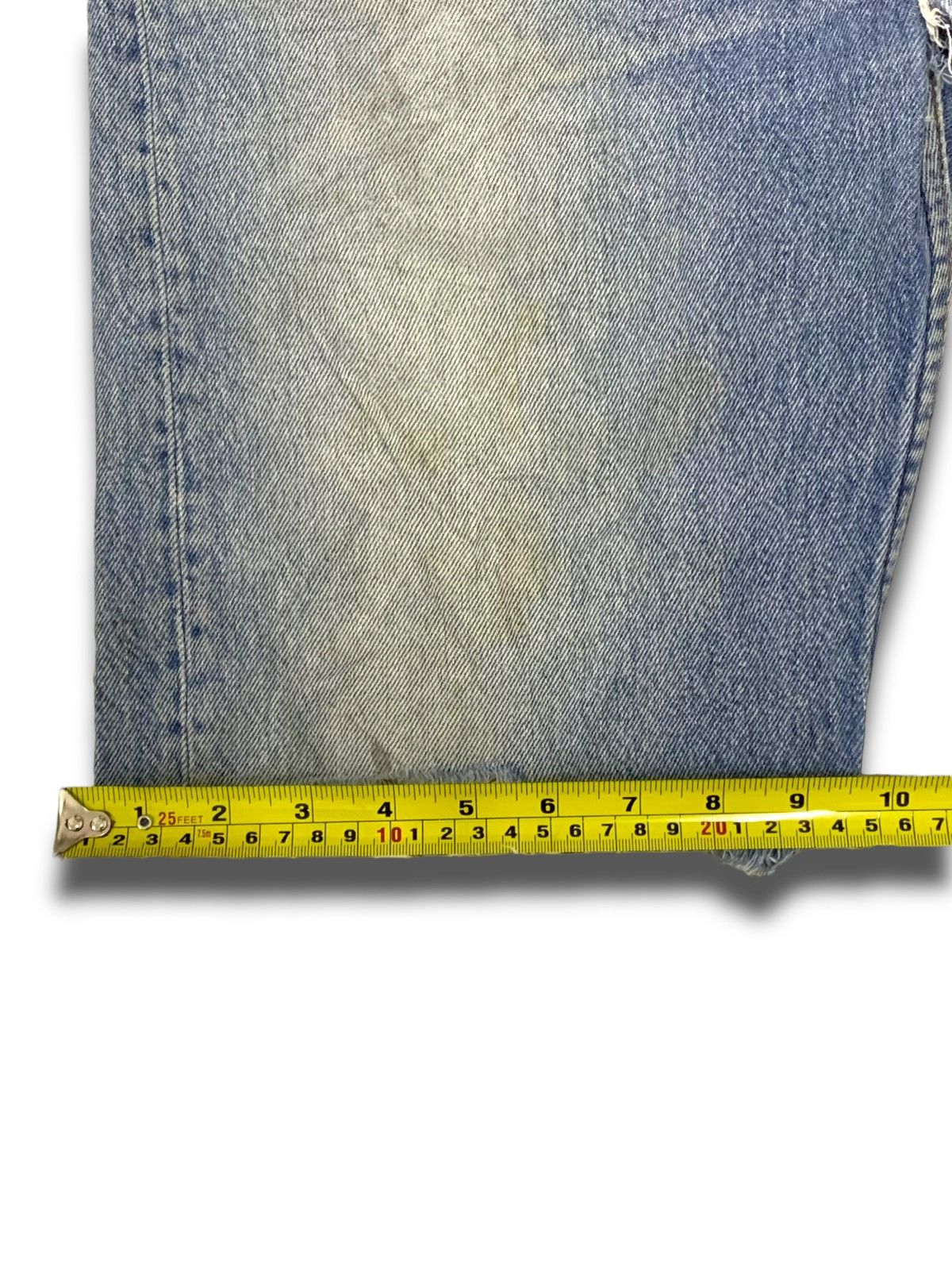 Levi's Vintage Clothing Vintage 90s Levis 501xx Distressed Jeans Size US 35 - 10 Thumbnail