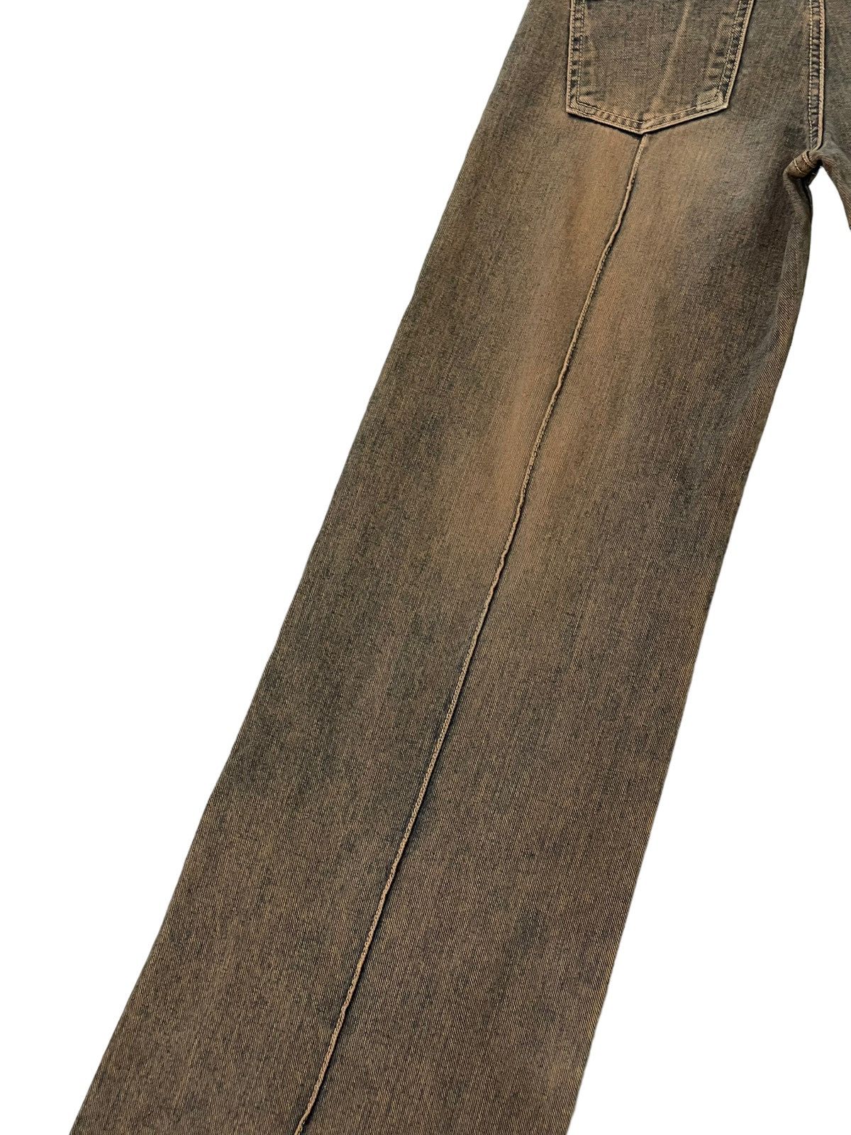Japanese Brand Wide Leg Jeans Magic Square Mud Wash Like 2🟦4 Size US 28 / EU 44 - 16 Thumbnail