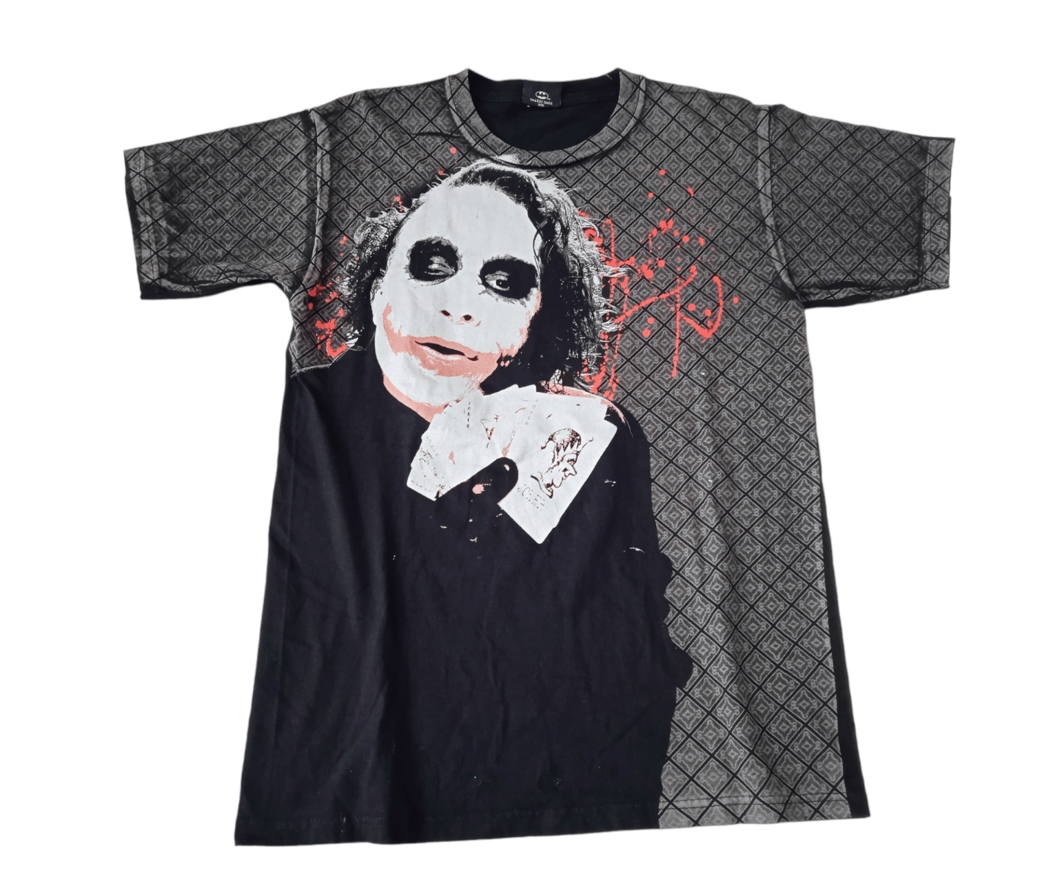 Vintage Vintage 00s Dark Knight Joker T-Shirt Movie Heath Ledger Size US M / EU 48-50 / 2 - 1 Thumbnail