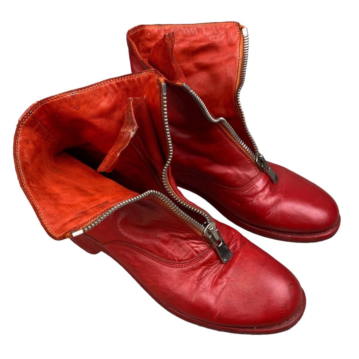 Guidi Guidi 210 front zip red boots Size US 5 / EU 37 - 5 Thumbnail
