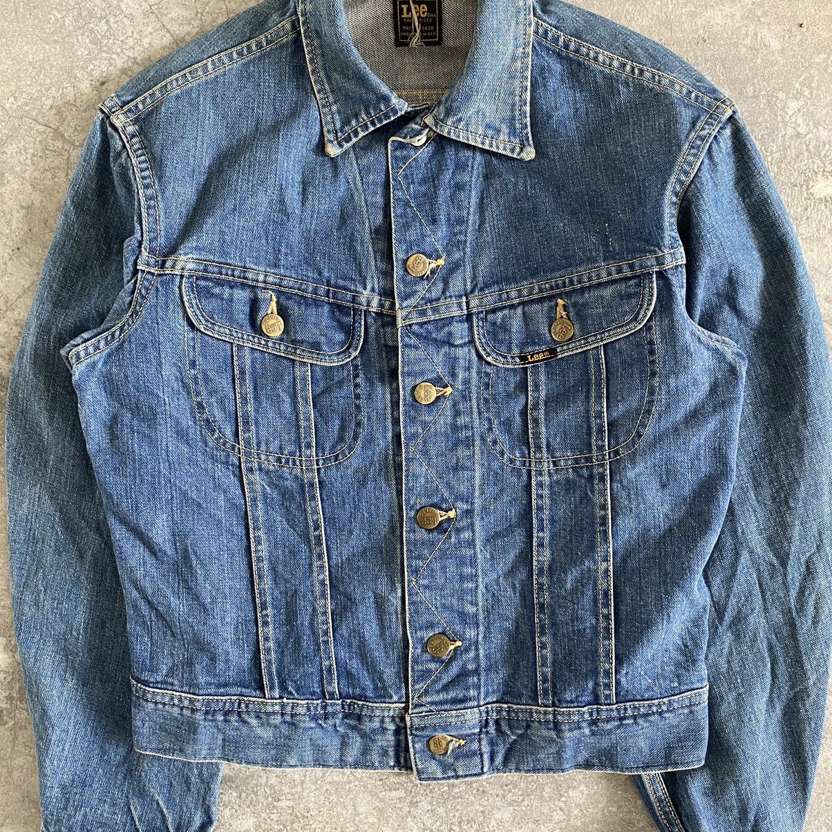 Lee × Vintage Vintage 70’s Lee 220J Sanforized Westerner Denim Jacket Size US M / EU 48-50 / 2 - 3 Thumbnail