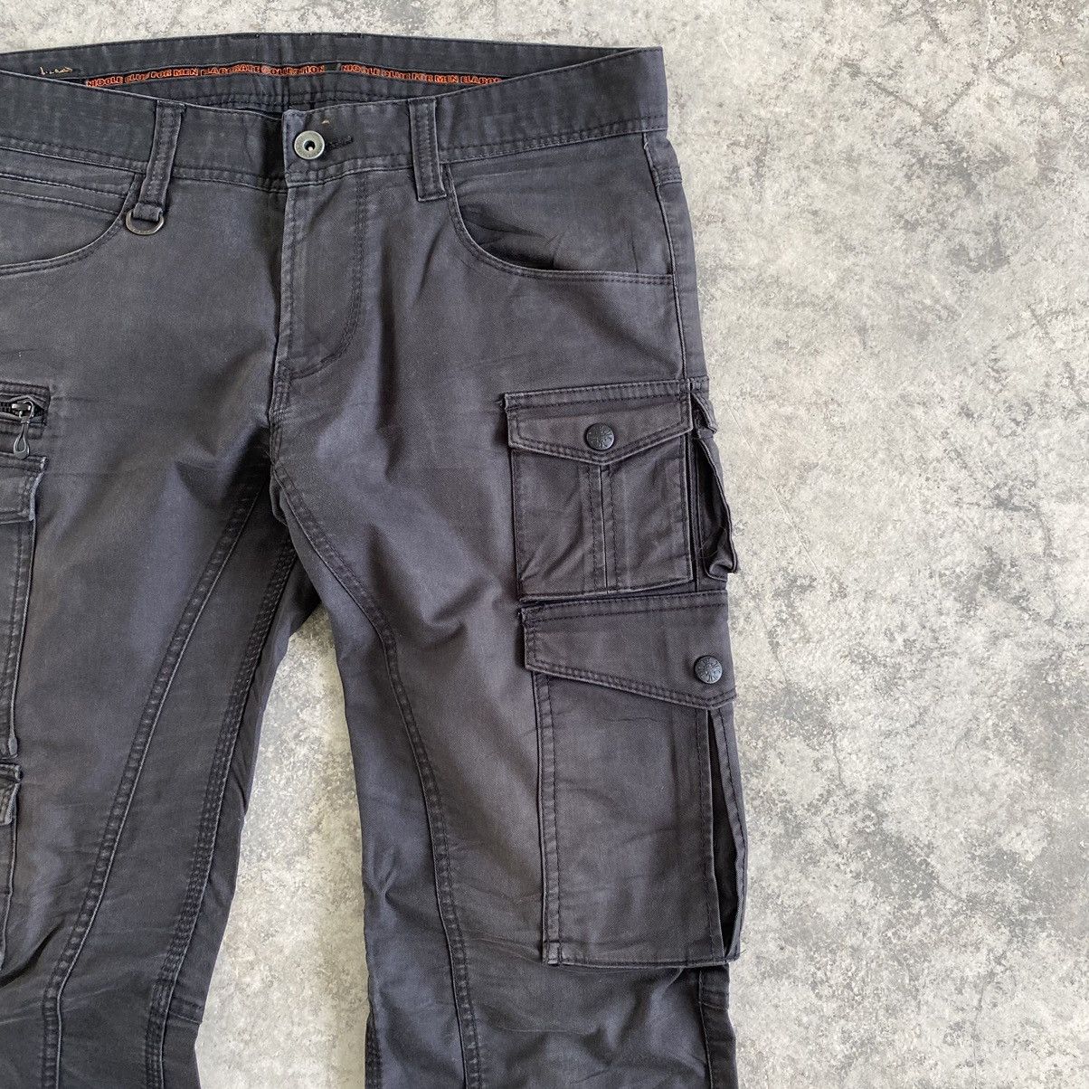 Matsuda Japanese Brand Nicole Club Flared Cargo Pants Size US 30 / EU 46 - 2 Thumbnail