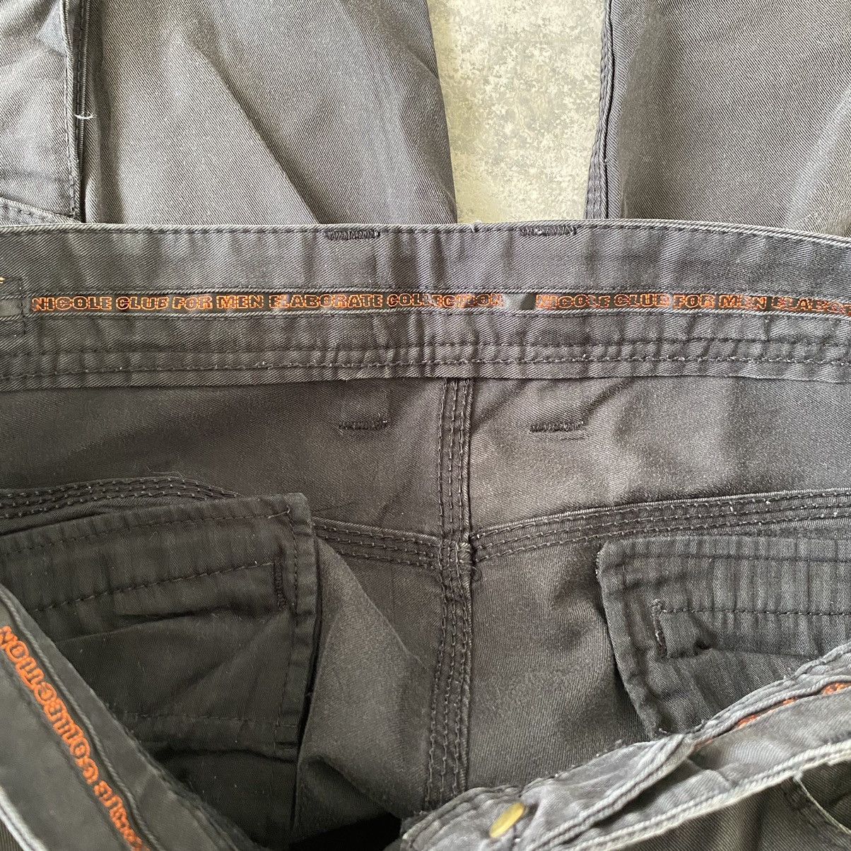 Matsuda Japanese Brand Nicole Club Flared Cargo Pants Size US 30 / EU 46 - 17 Thumbnail