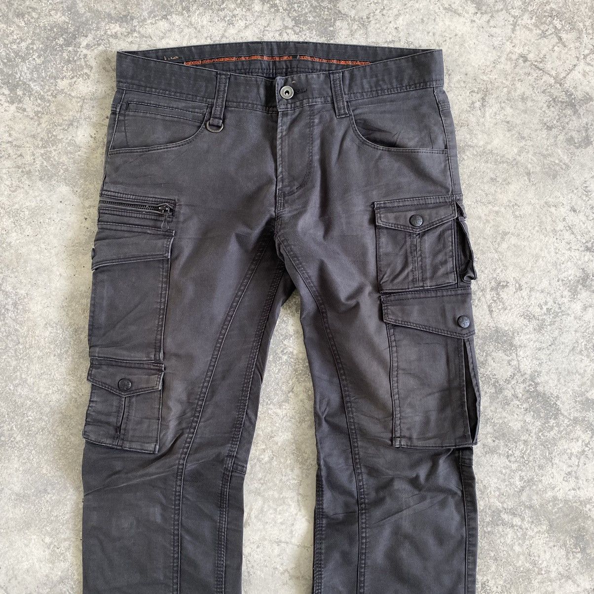 Matsuda Japanese Brand Nicole Club Flared Cargo Pants Size US 30 / EU 46 - 3 Thumbnail